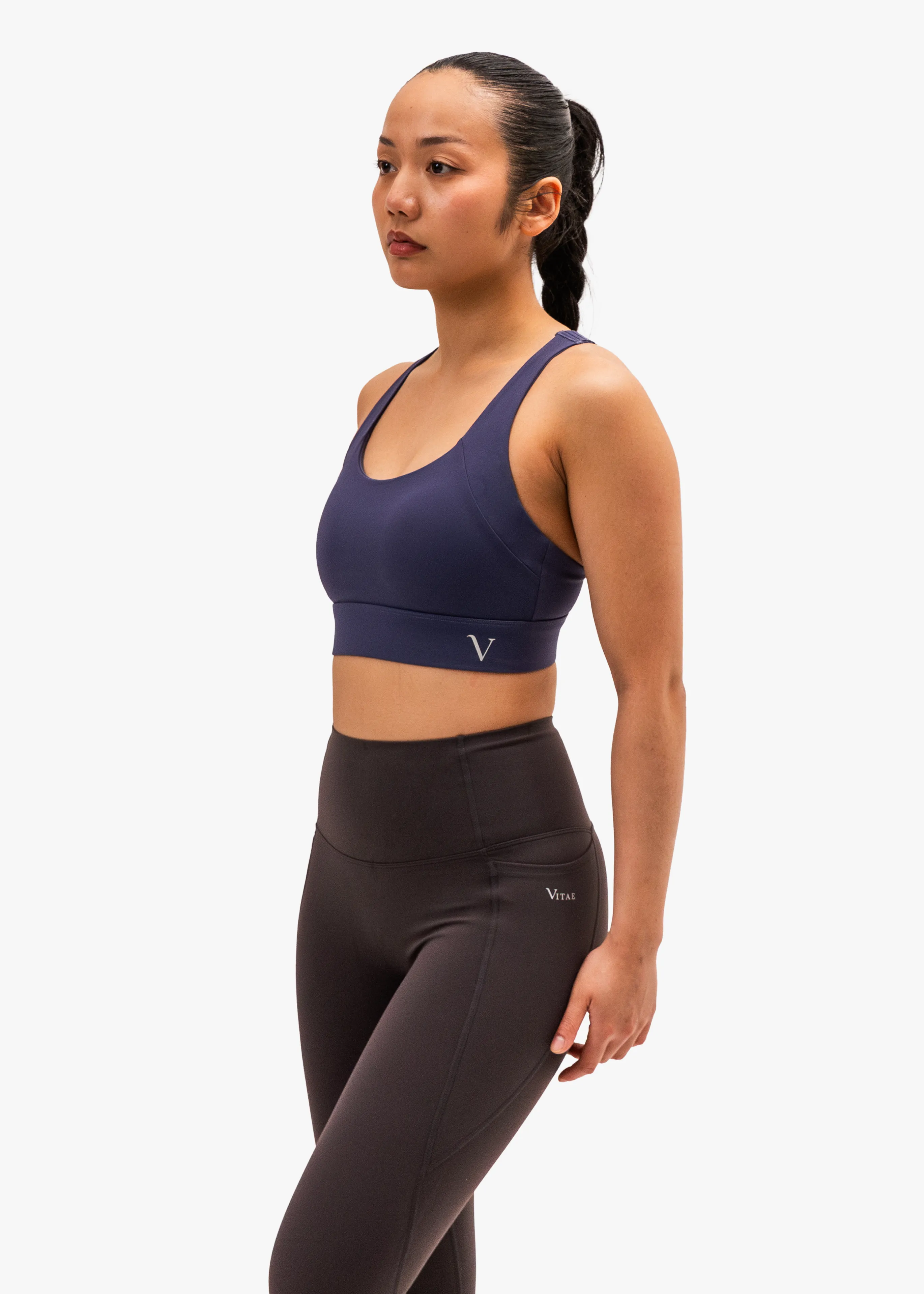Ultra Max Support Sports Bra Navy Blue sold by Vitae Apparel product image thumbnail 2