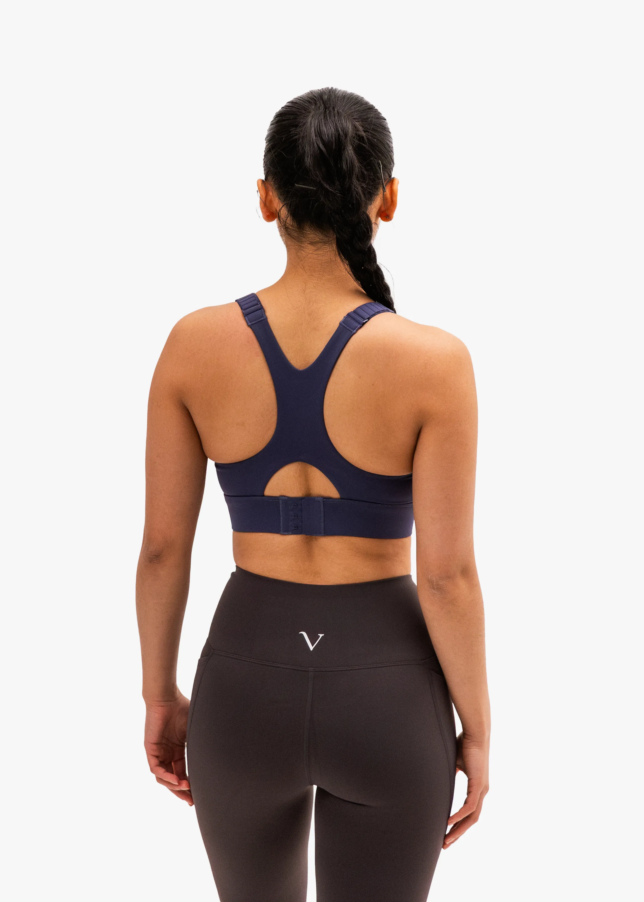 Ultra Max Support Sports Bra Navy Blue sold by Vitae Apparel product image thumbnail 3