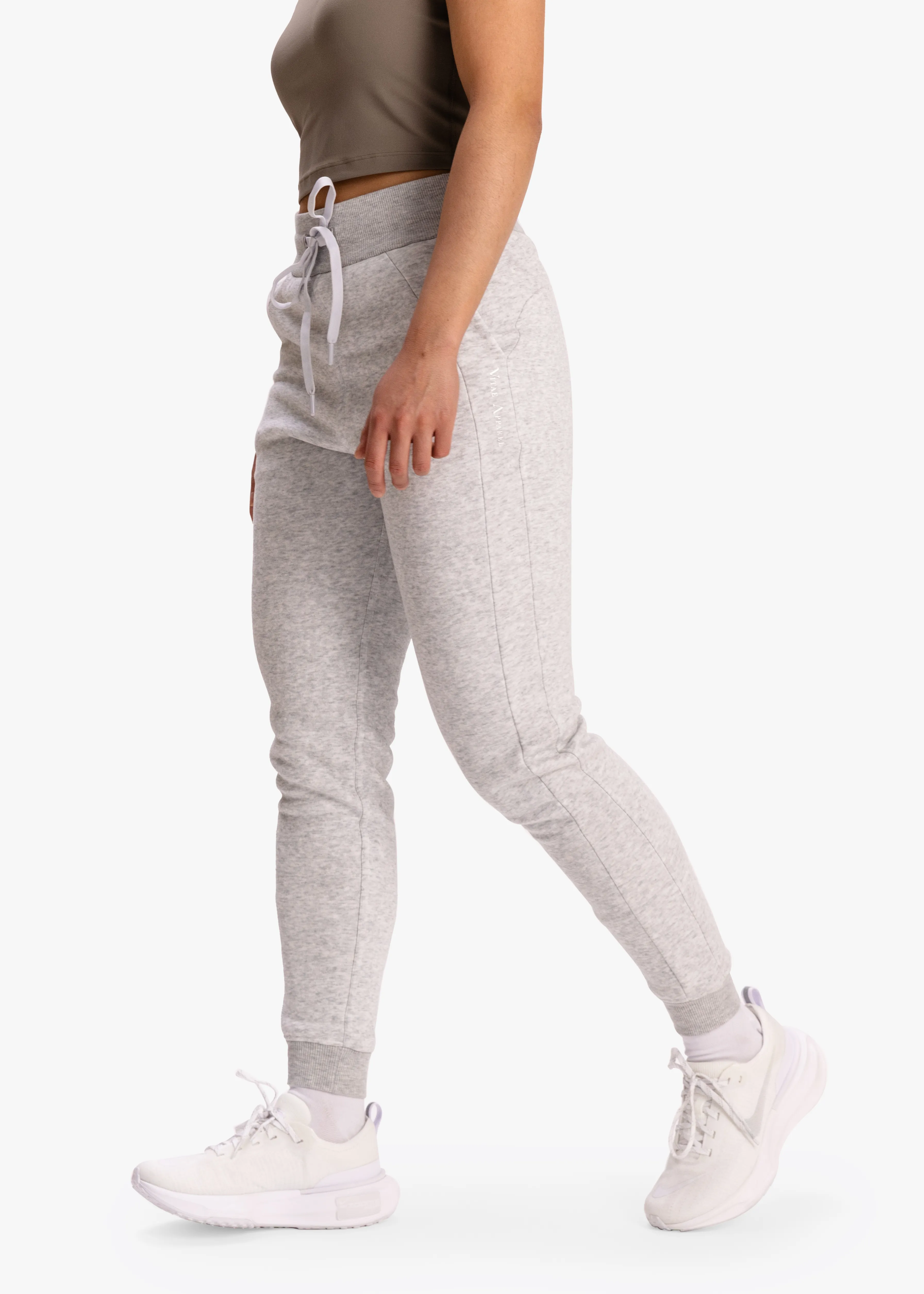 Netflix n Chill Sweat Joggers Heather Grey sold by Vitae Apparel product image thumbnail 2
