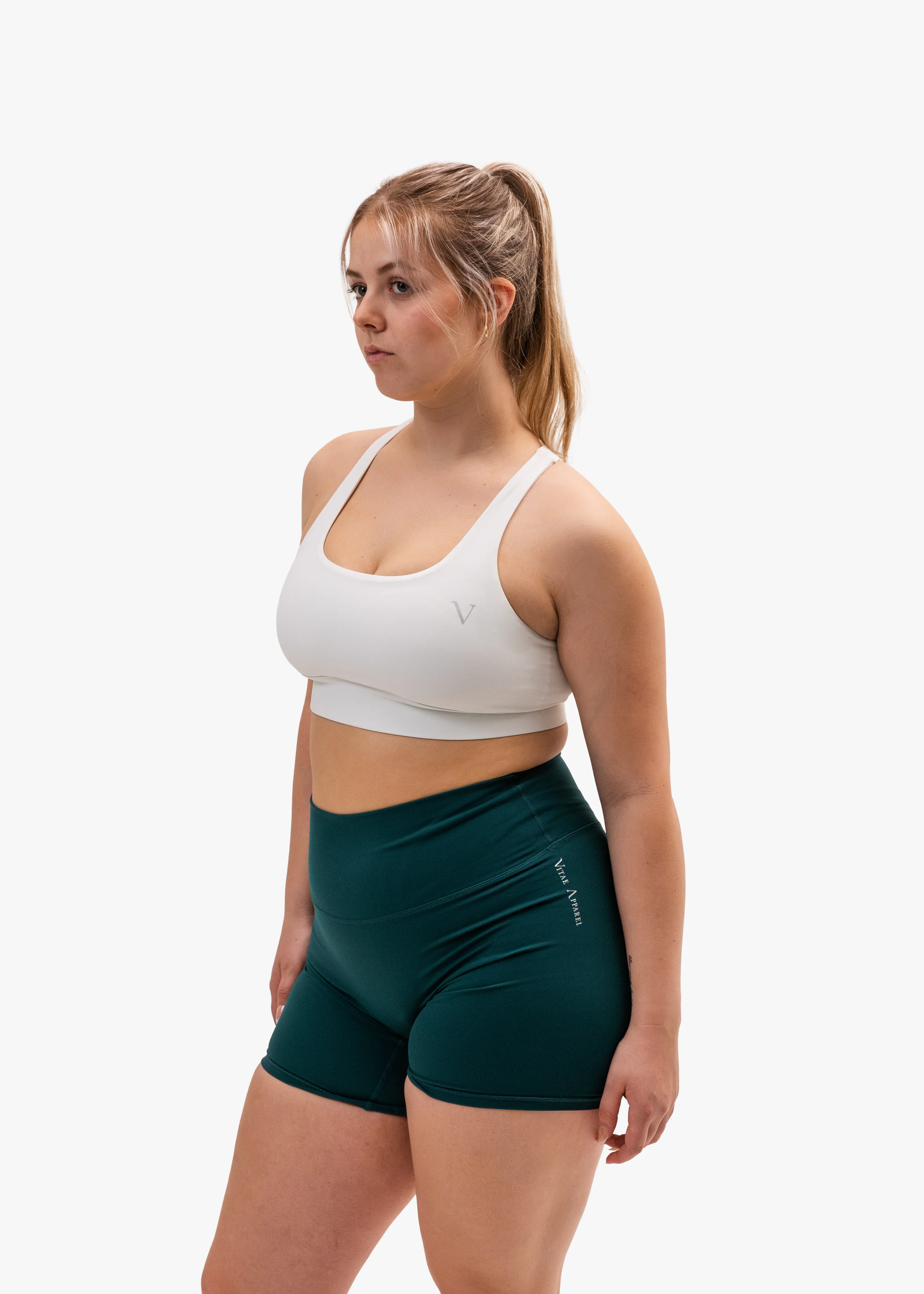Ultra Jump Sports Bra White sold by Vitae Apparel product image thumbnail 2