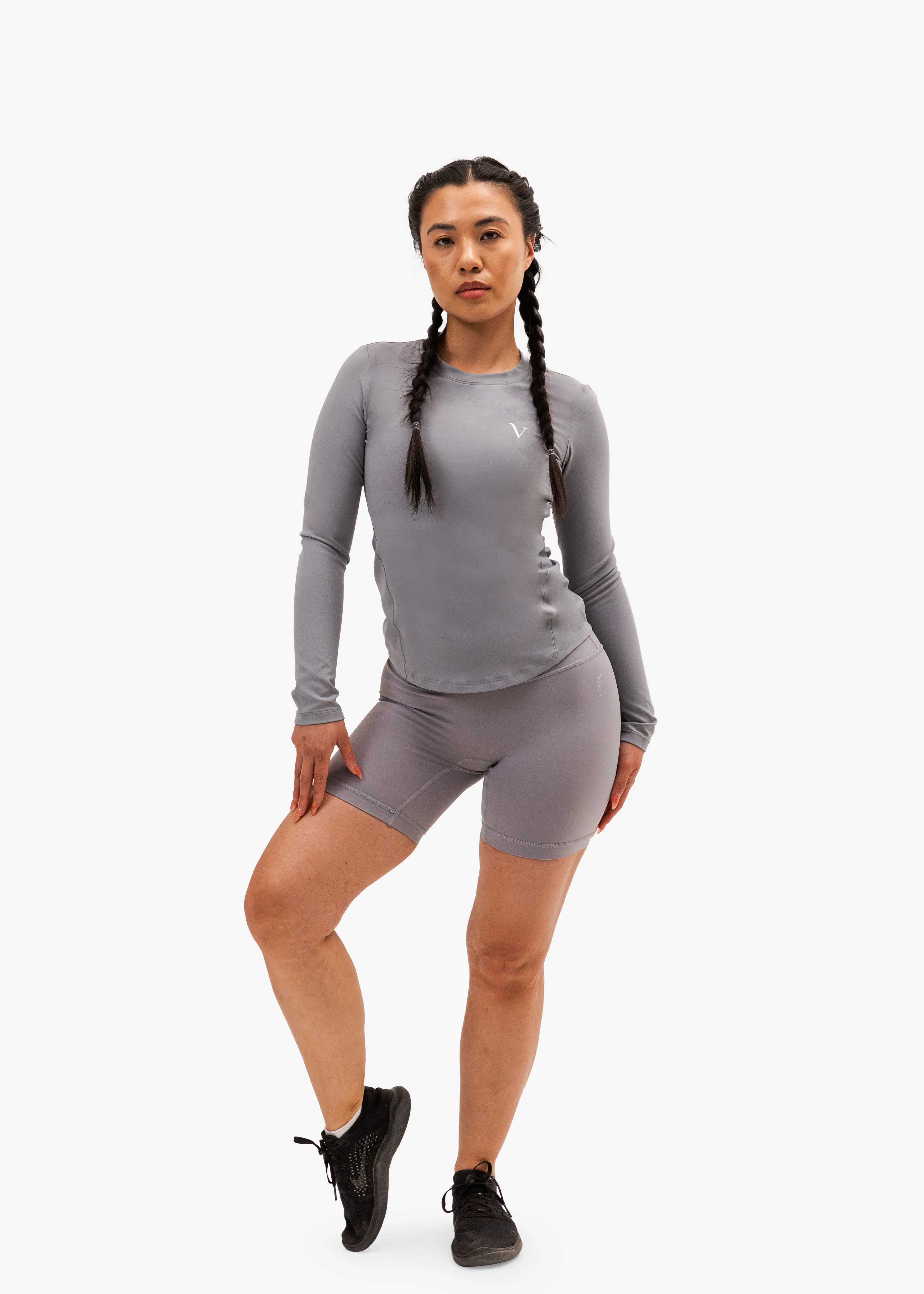 Hyper Base Long Sleeve Rhino Grey sold by Vitae Apparel product image thumbnail 5