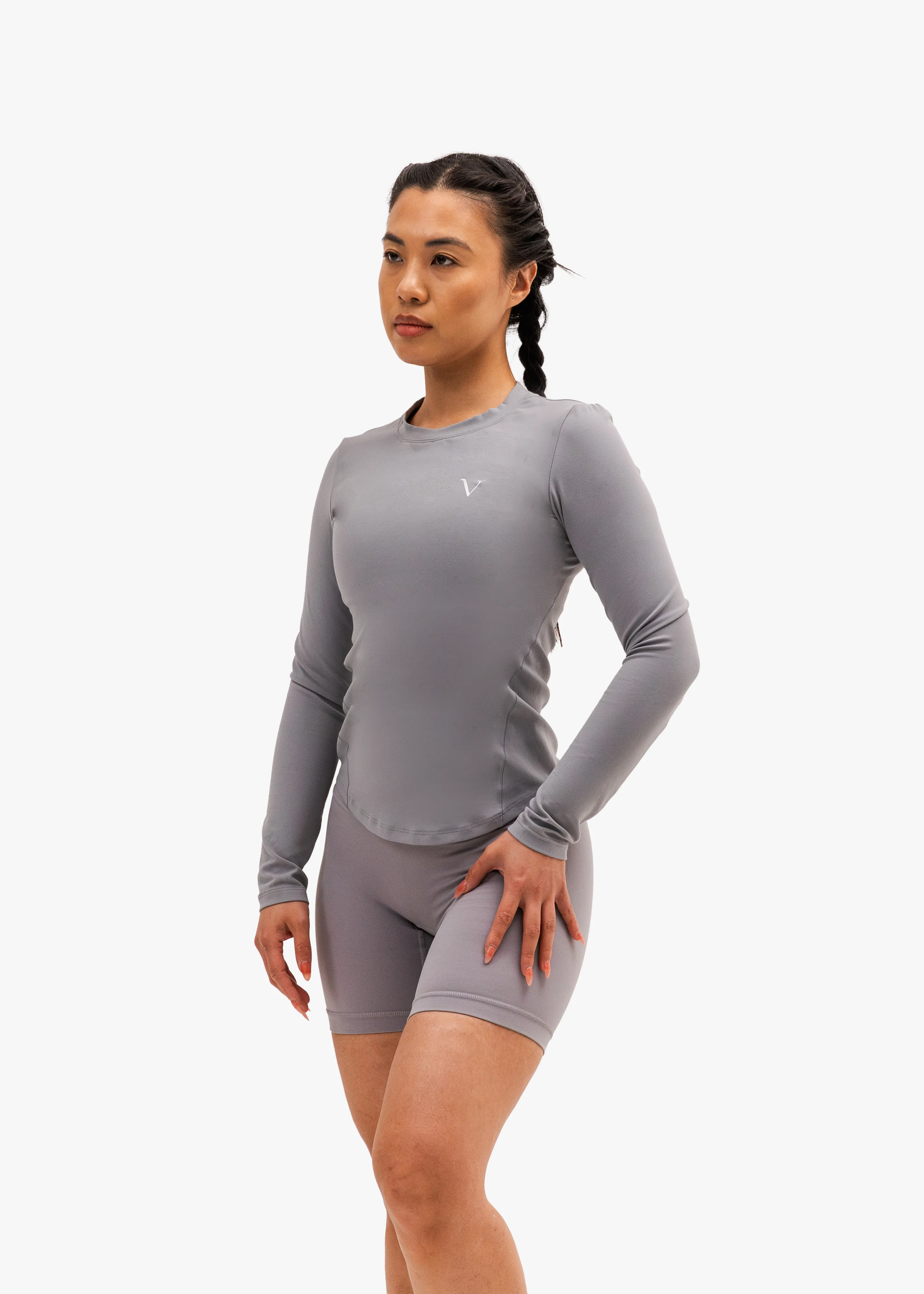 Hyper Base Long Sleeve Rhino Grey sold by Vitae Apparel product image thumbnail 3