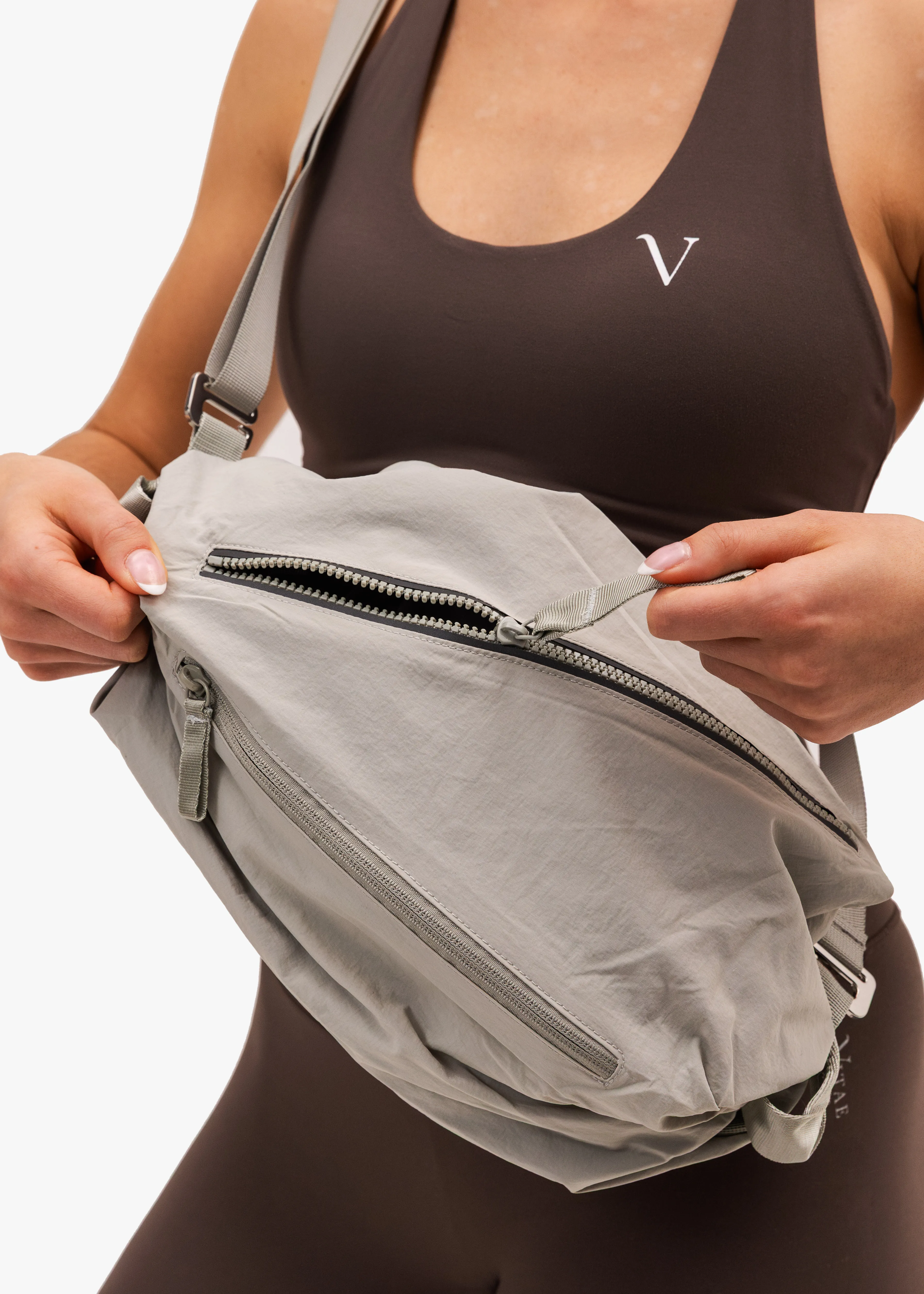 The Core Sling Bag Ash Grey sold by Vitae Apparel product image thumbnail 4