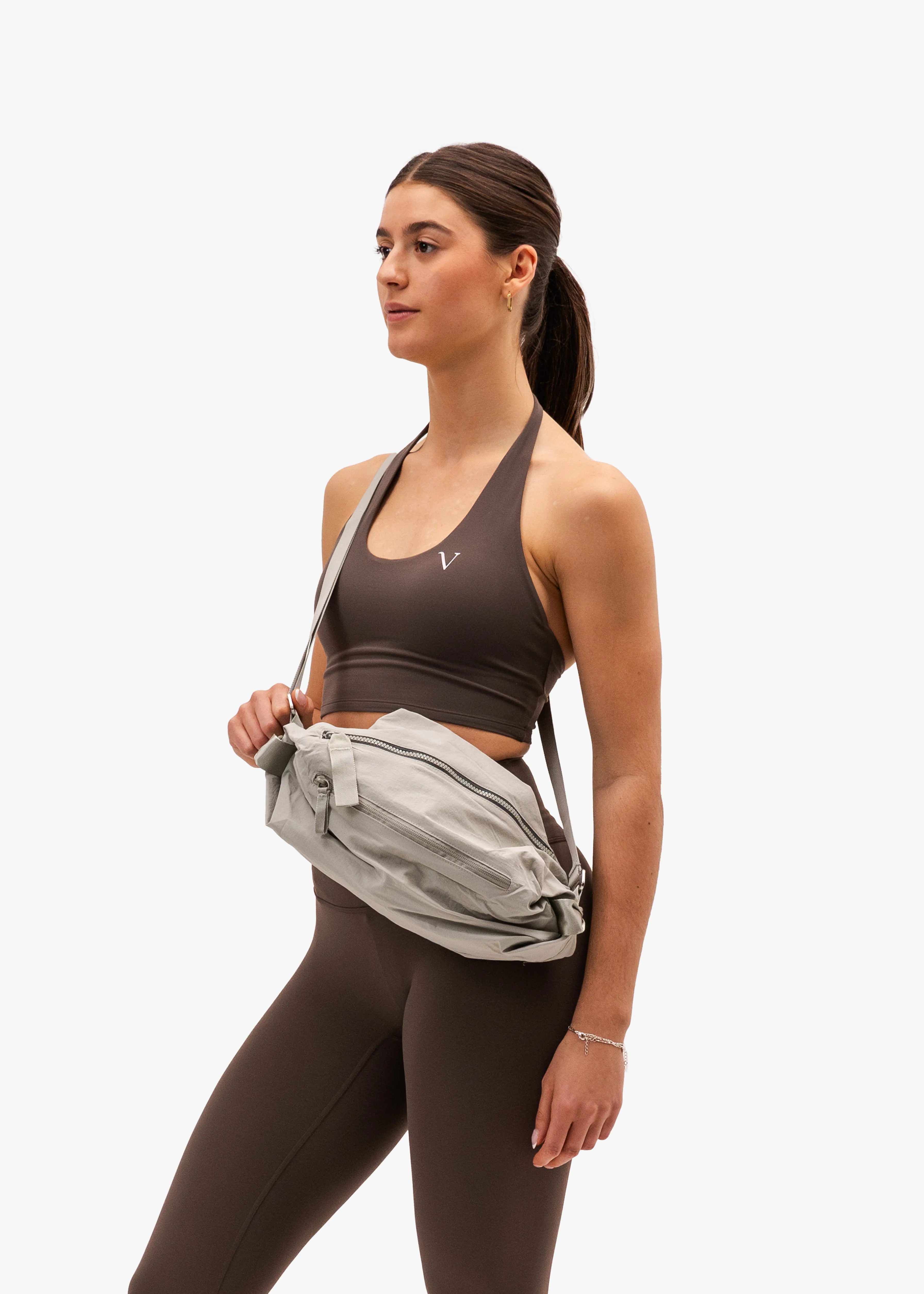 The Core Sling Bag Ash Grey sold by Vitae Apparel