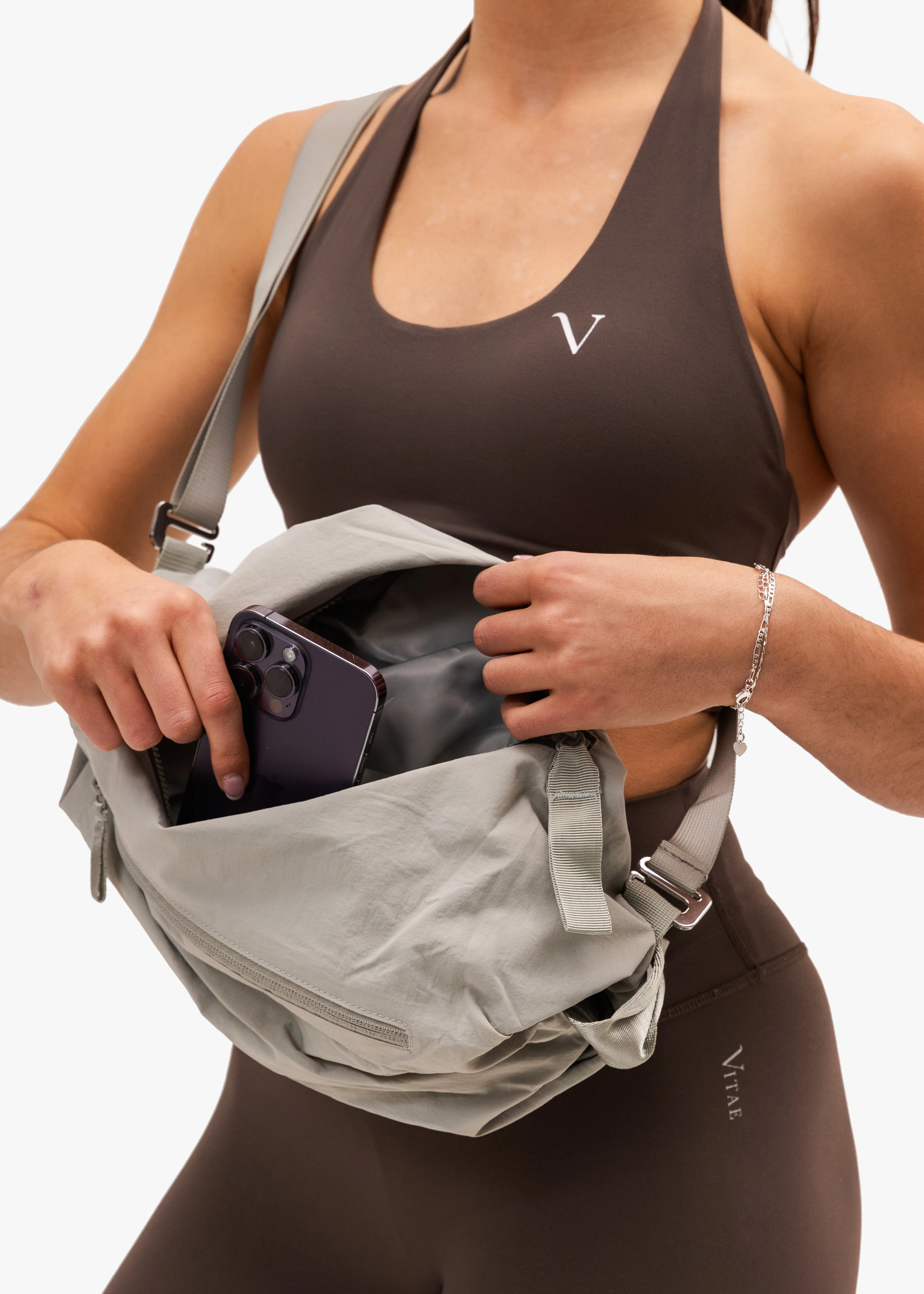 The Core Sling Bag Ash Grey sold by Vitae Apparel product image thumbnail 2