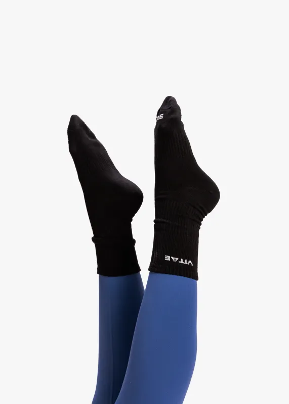 Everyday Essential Socks Black sold by Vitae Apparel