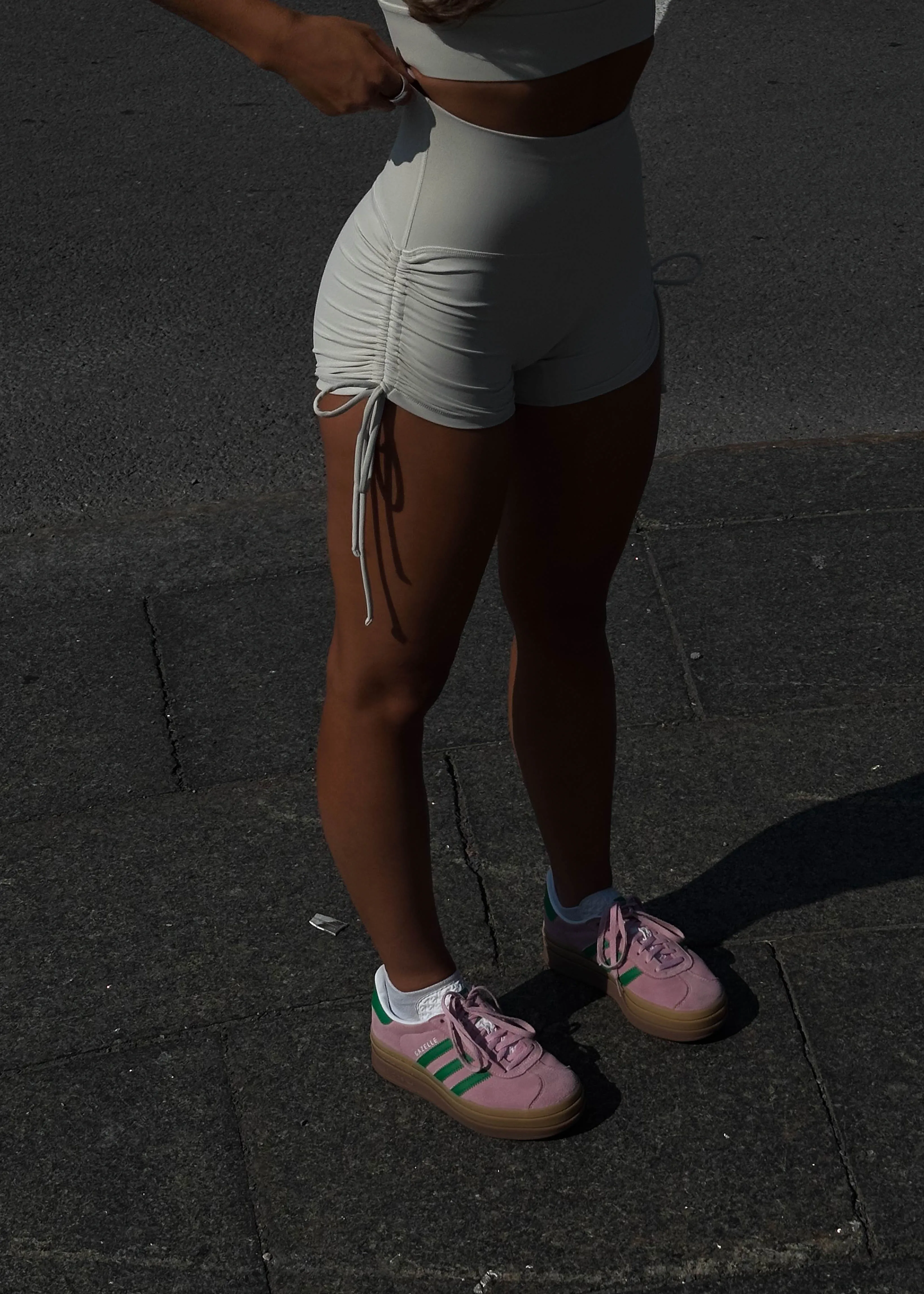 Hyper Sculpt Seamless Shorts Oat White sold by Vitae Apparel product image thumbnail 5