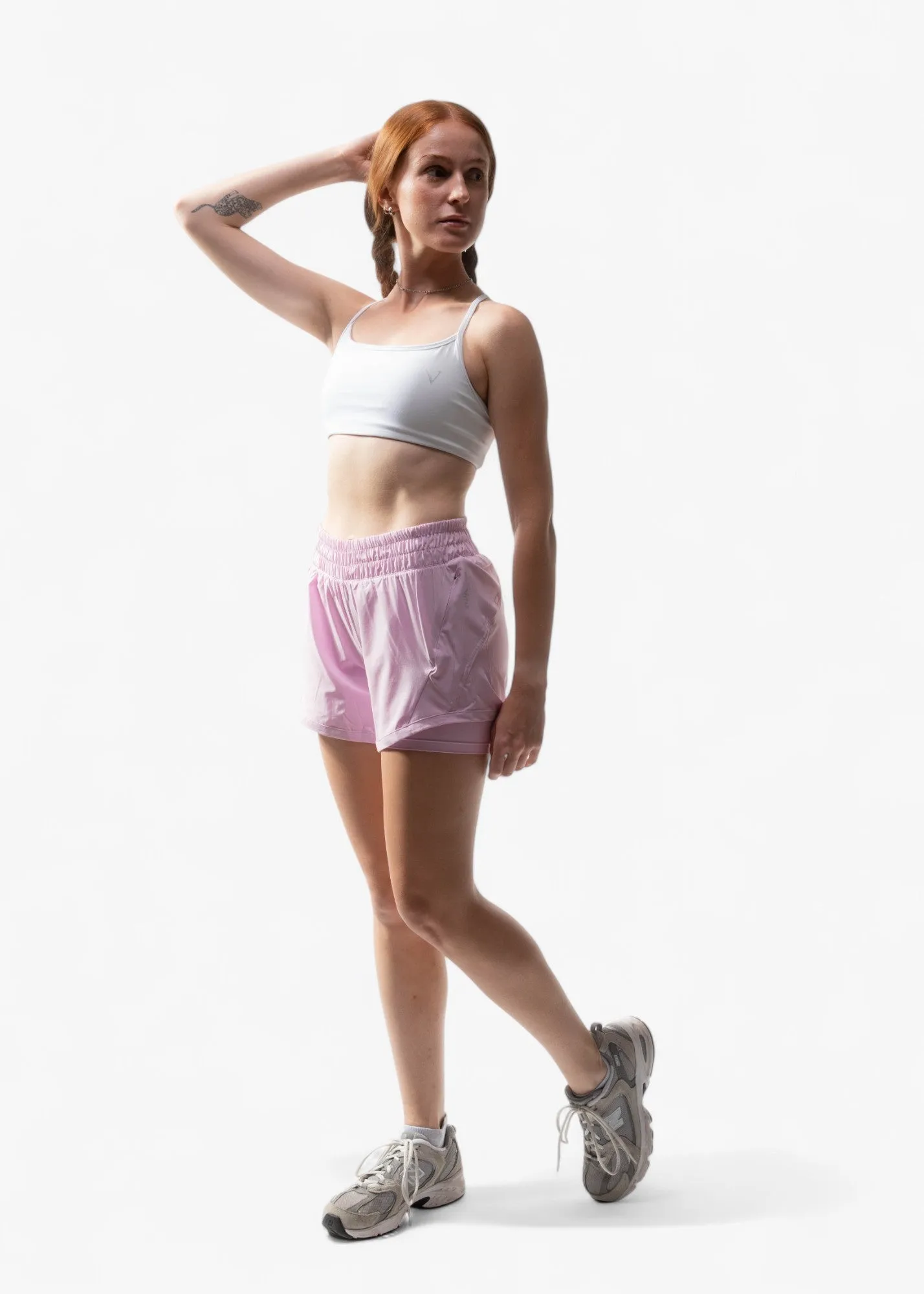 FlexFlow Active Running Shorts Soft Pink sold by Vitae Apparel product image thumbnail 4