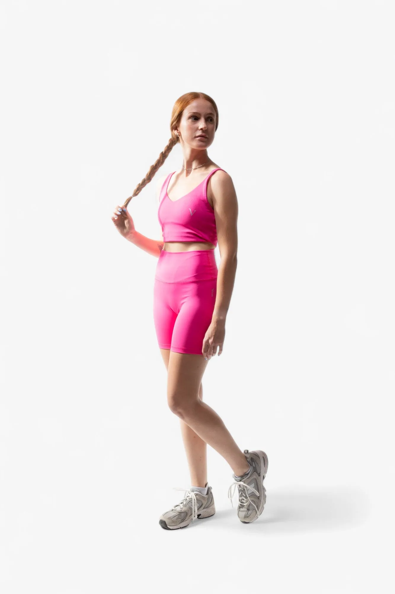 Vibe Higher Tank Top Electric Fuchsia sold by Vitae Apparel product image thumbnail 4