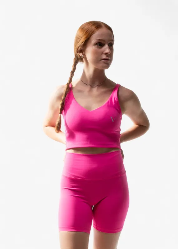 Vibe Higher Tank Top Electric Fuchsia sold by Vitae Apparel