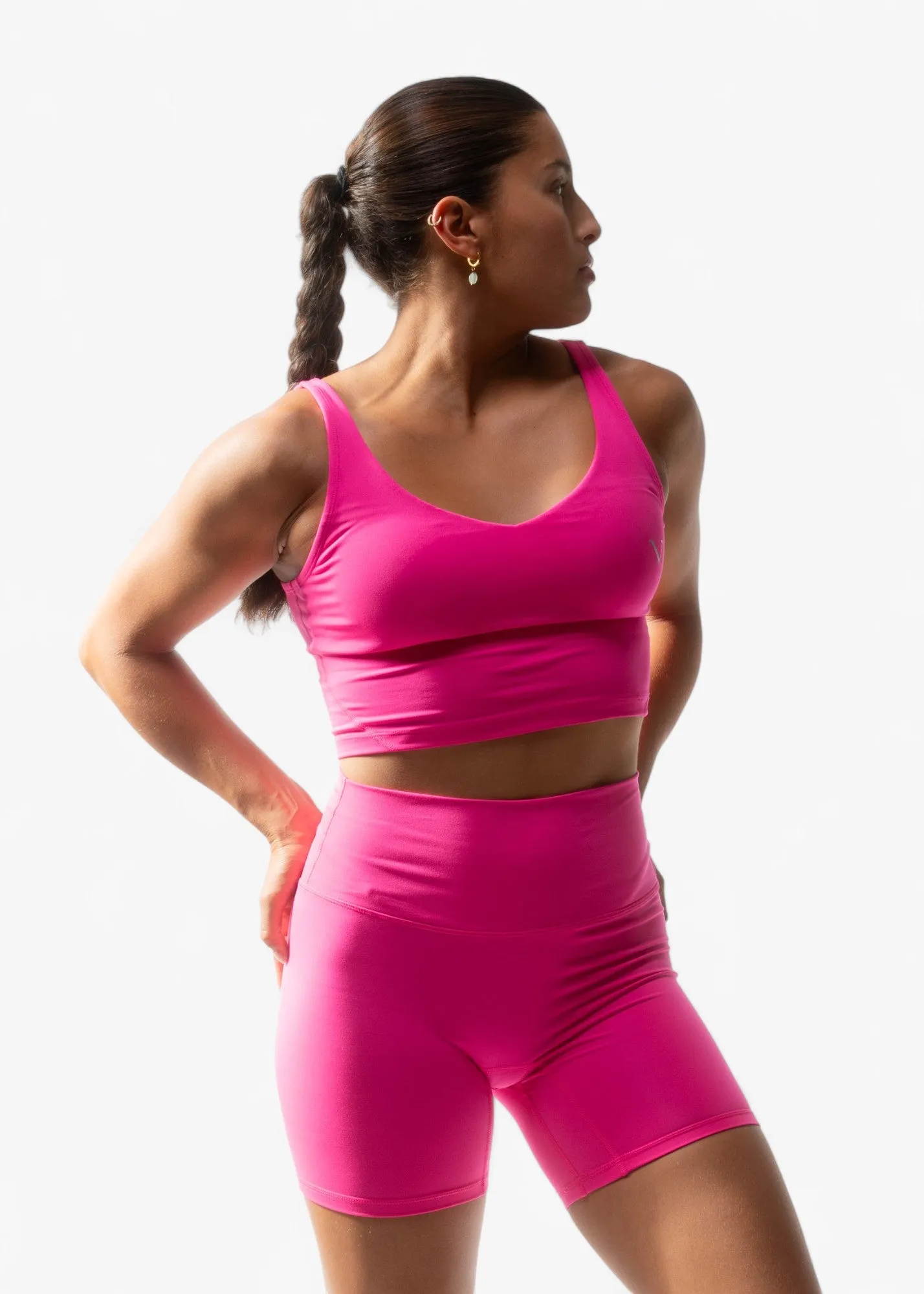Vibe Higher Tank Top Electric Fuchsia sold by Vitae Apparel product image thumbnail 5