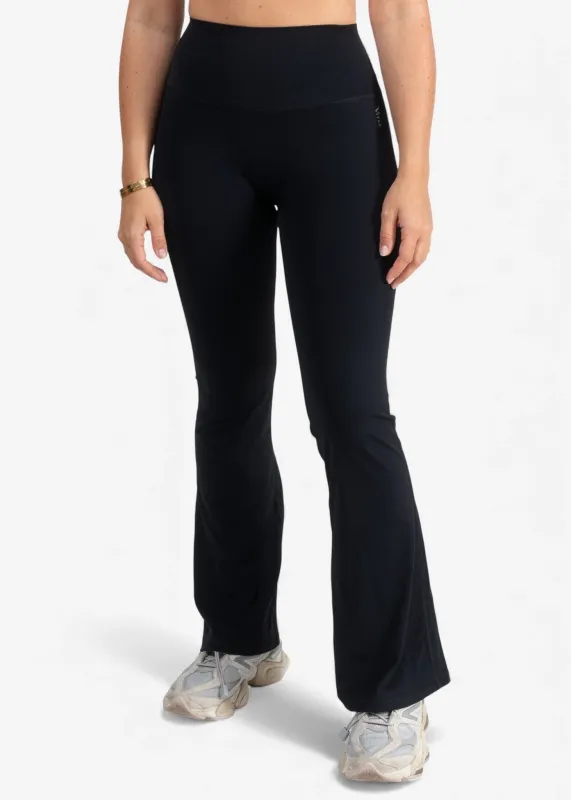 Ultra Contour Seamless Flare Pants Black sold by Vitae Apparel