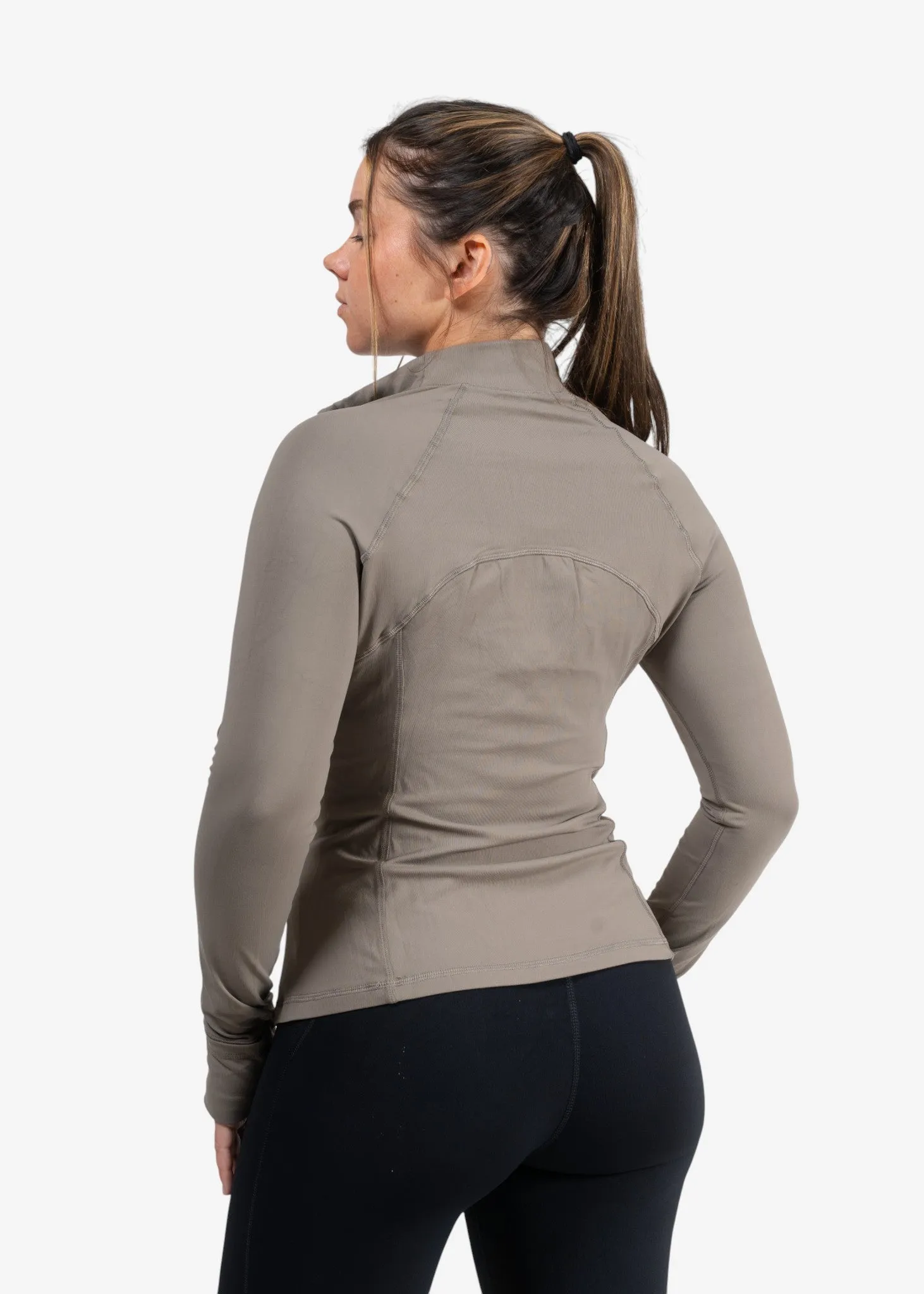 Stride Essential Half-Zip Dune sold by Vitae Apparel product image thumbnail 4