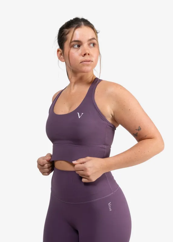 Ultra Endurance Tank Plum Purple made by Vitae Apparel