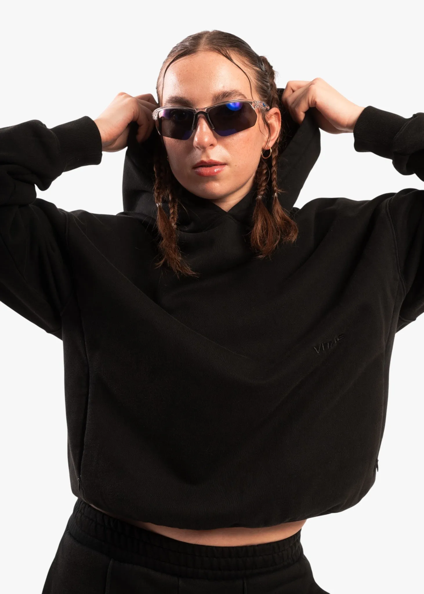 MotionFleece Adapt Hoodie Charcoal Black sold by Vitae Apparel product image thumbnail 2