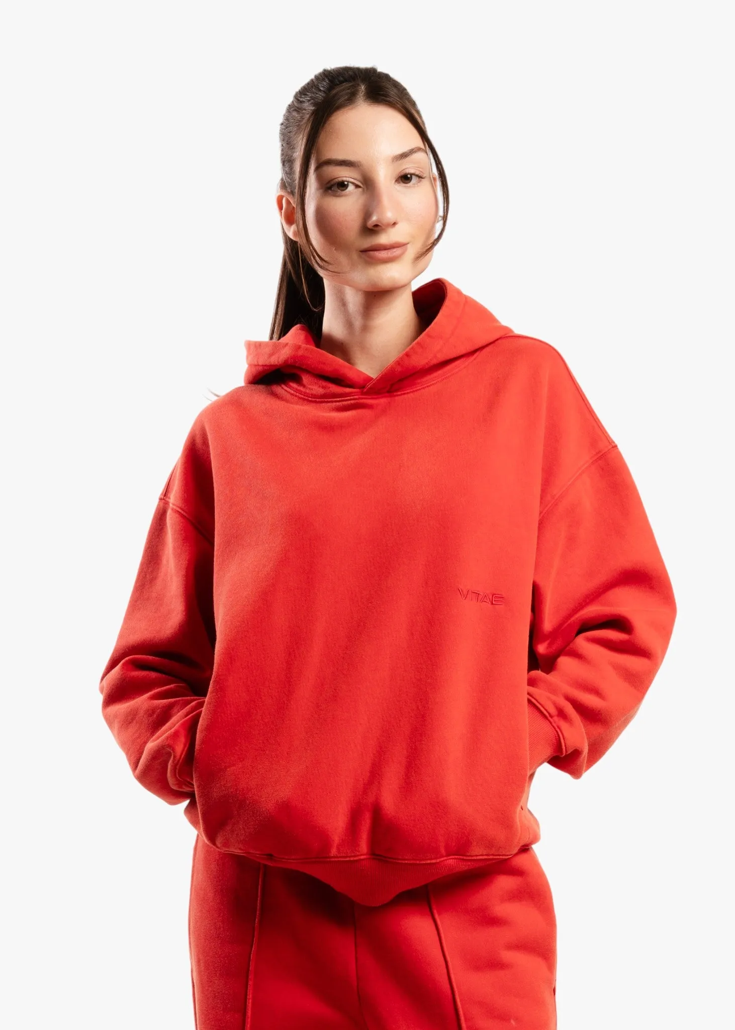 MotionFleece Adapt Hoodie Fireside Red sold by Vitae Apparel