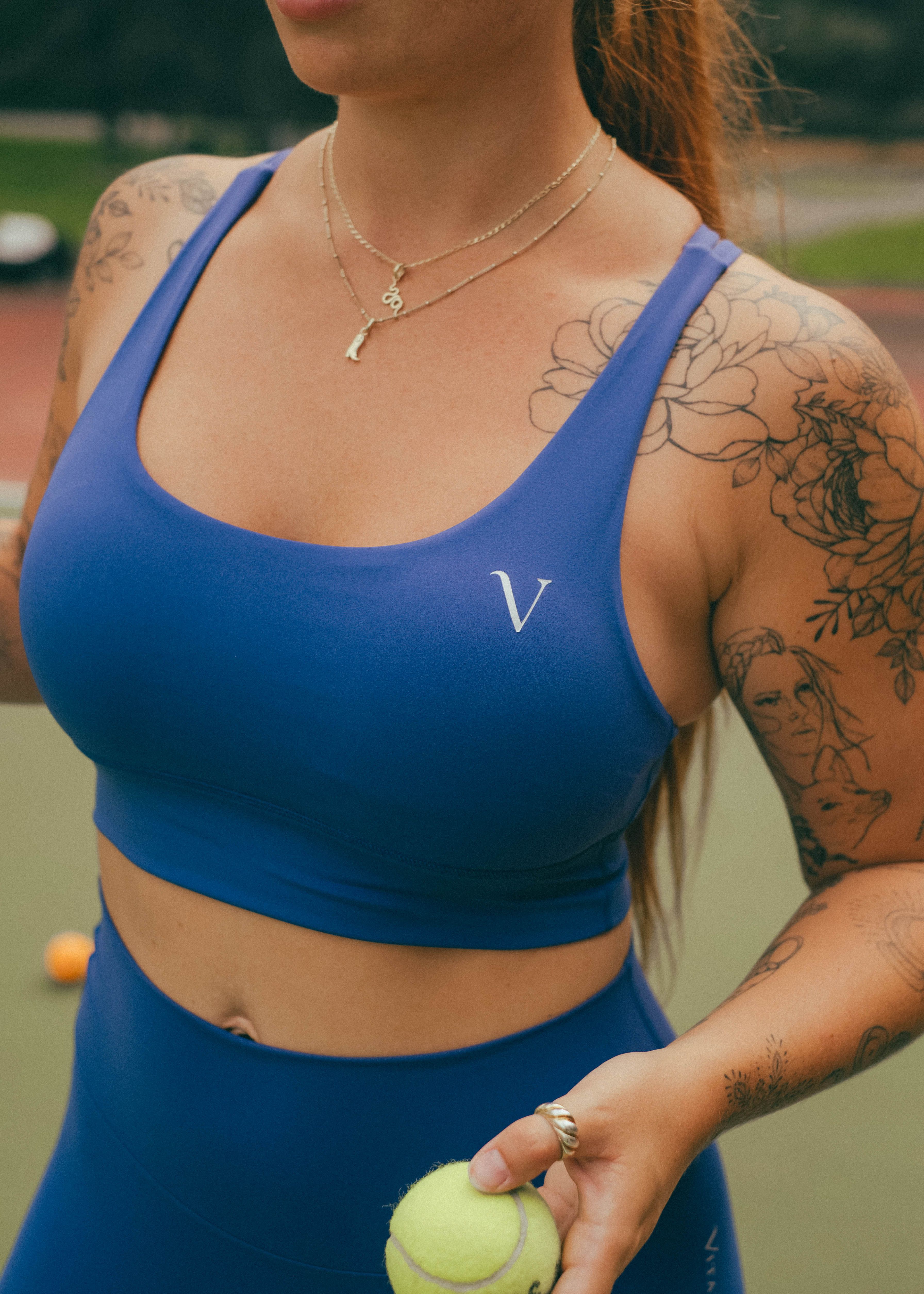 Hyper Run Sports Bra Sapphire Blue sold by Vitae Apparel product image thumbnail 2