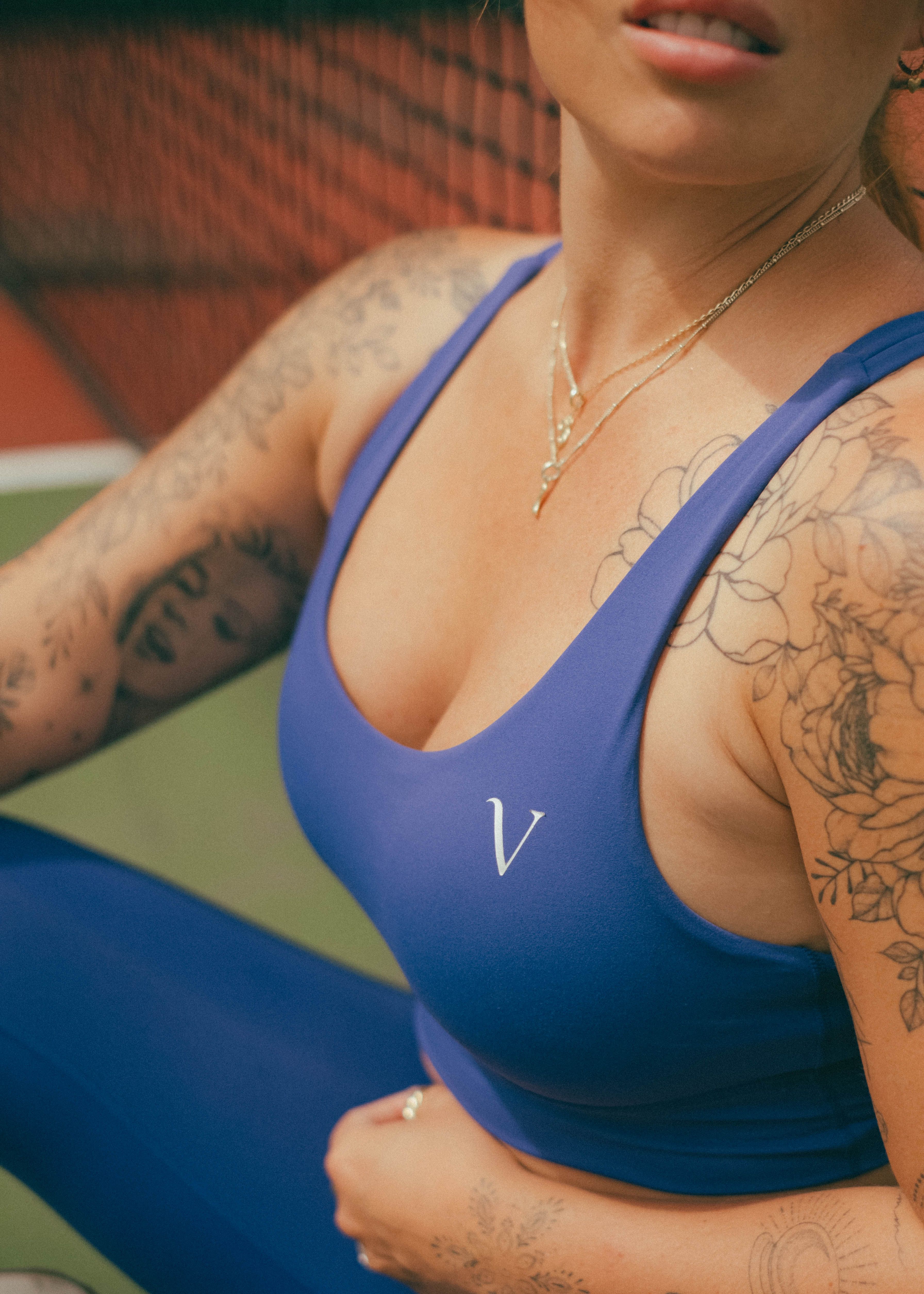 Hyper Run Sports Bra Sapphire Blue sold by Vitae Apparel product image thumbnail 3