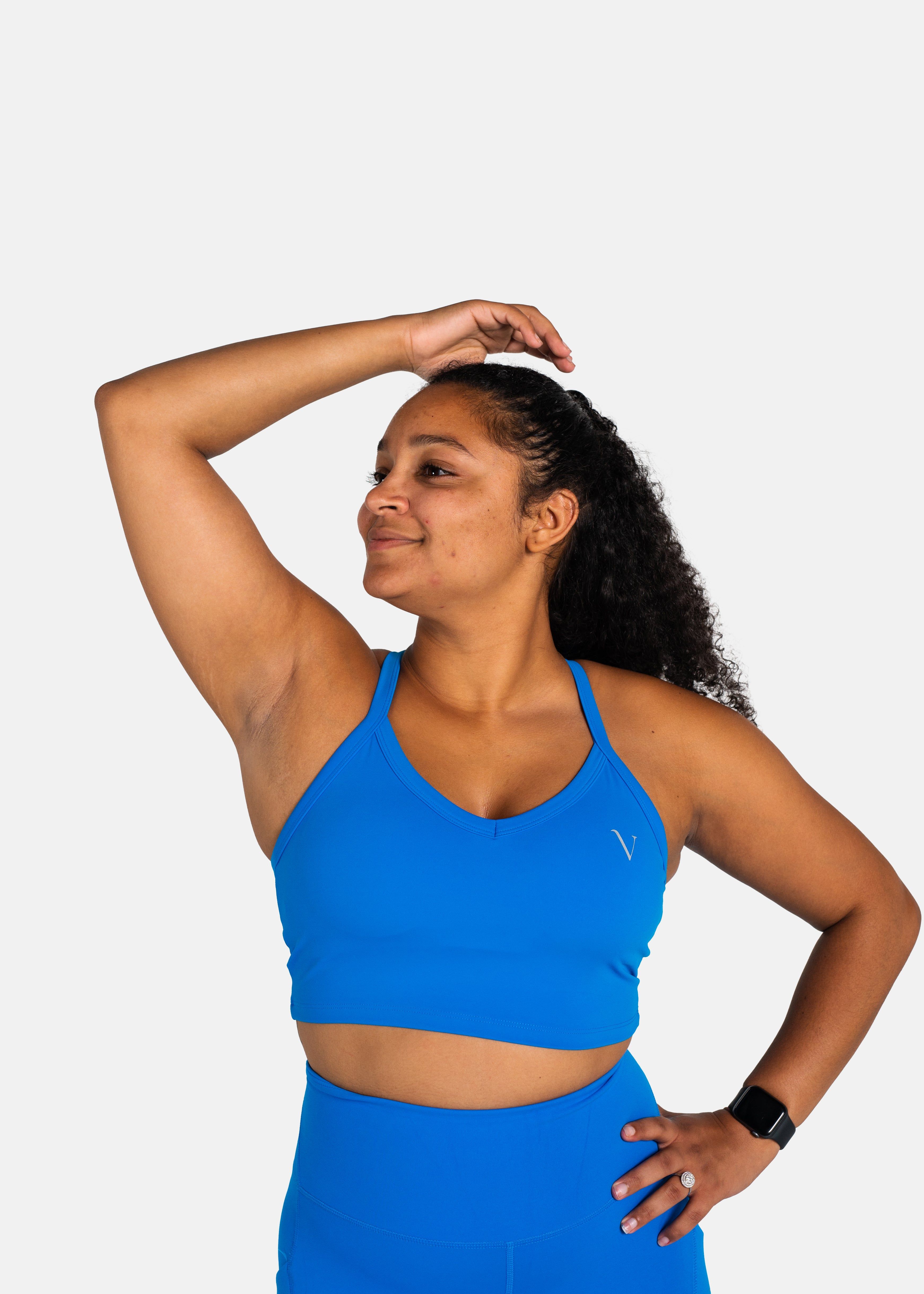 Ultra Ease Sports Bra Azure Blue sold by Vitae Apparel product image thumbnail 5