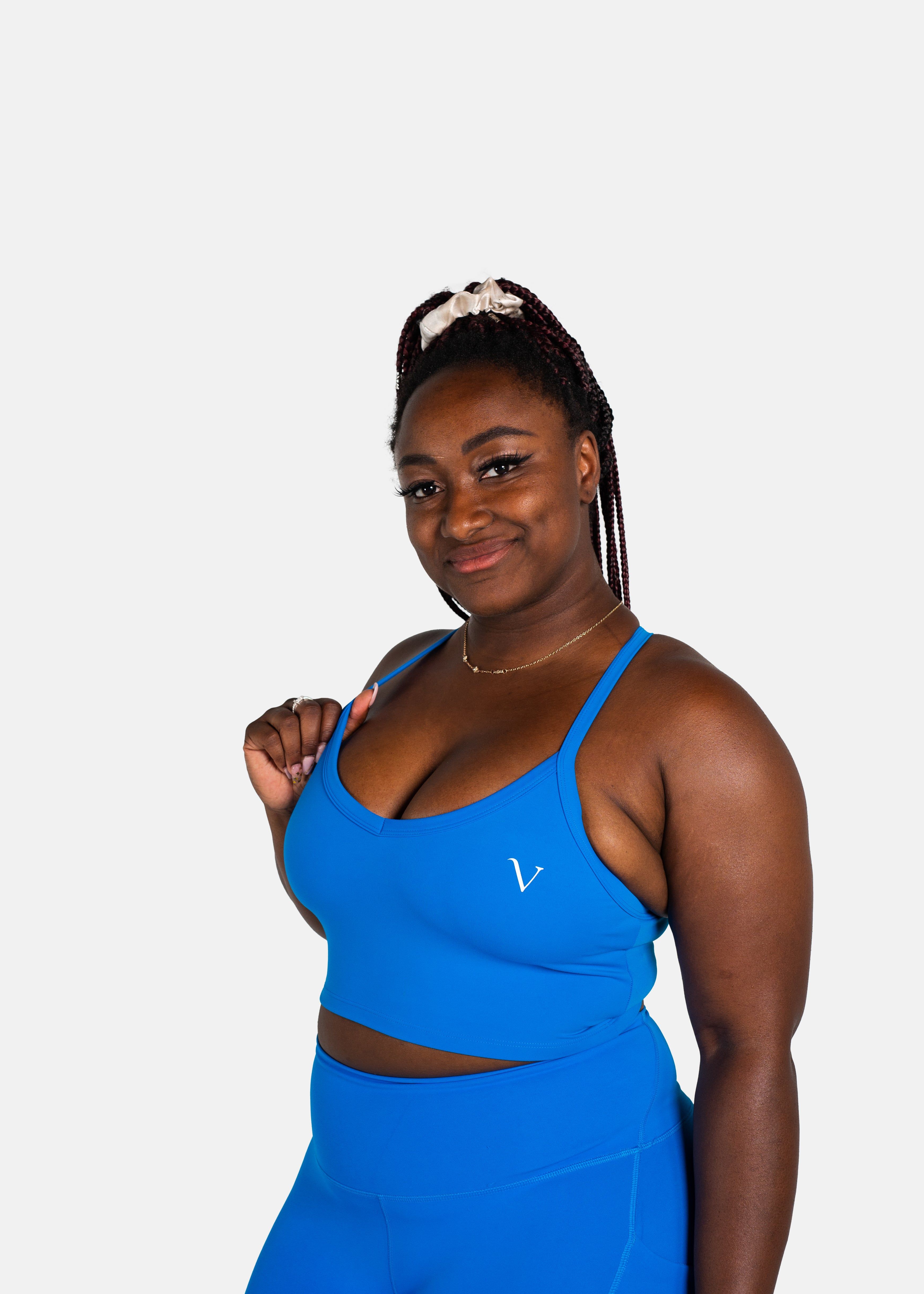 Ultra Ease Sports Bra Azure Blue sold by Vitae Apparel product image thumbnail 2