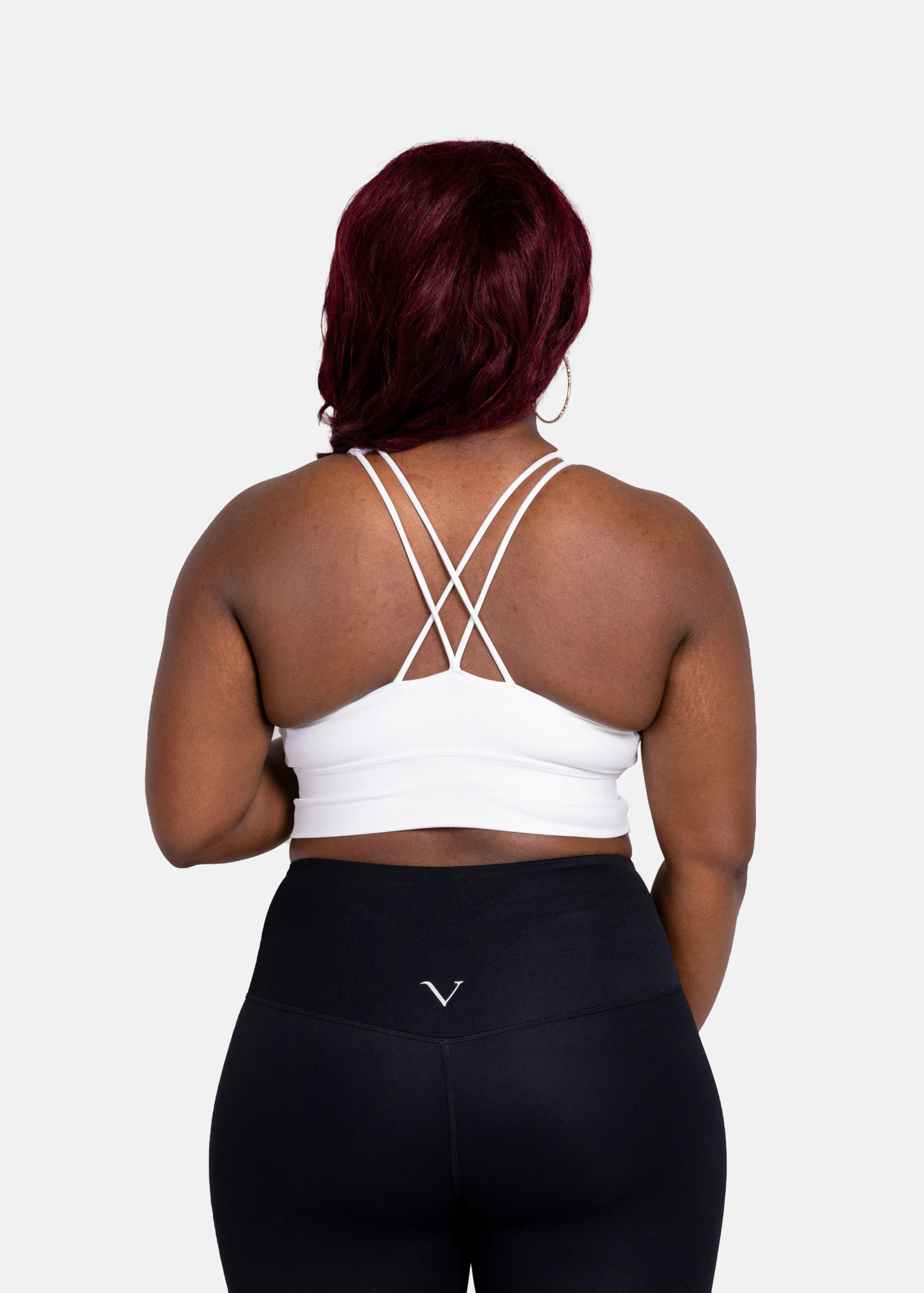 Ultra Flex Sports Bra White sold by Vitae Apparel product image thumbnail 2