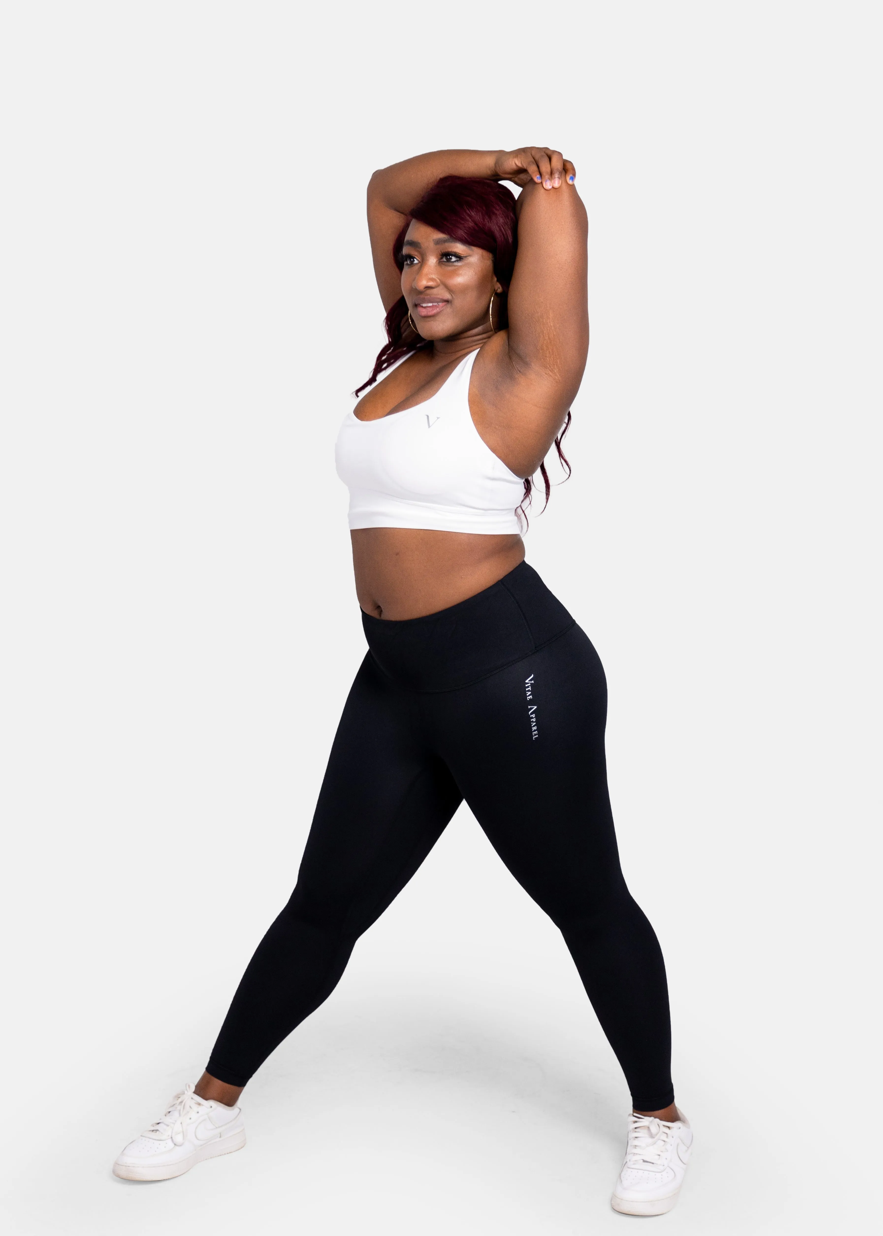 Ultra Flex Sports Bra White sold by Vitae Apparel product image thumbnail 4