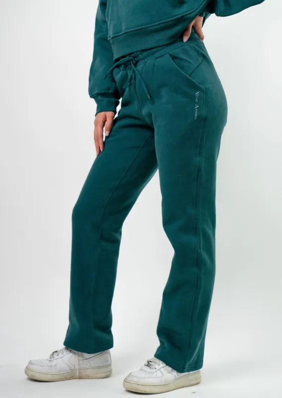 Warm-Up Fleeced Sweat Pant Jade Green sold by Vitae Apparel