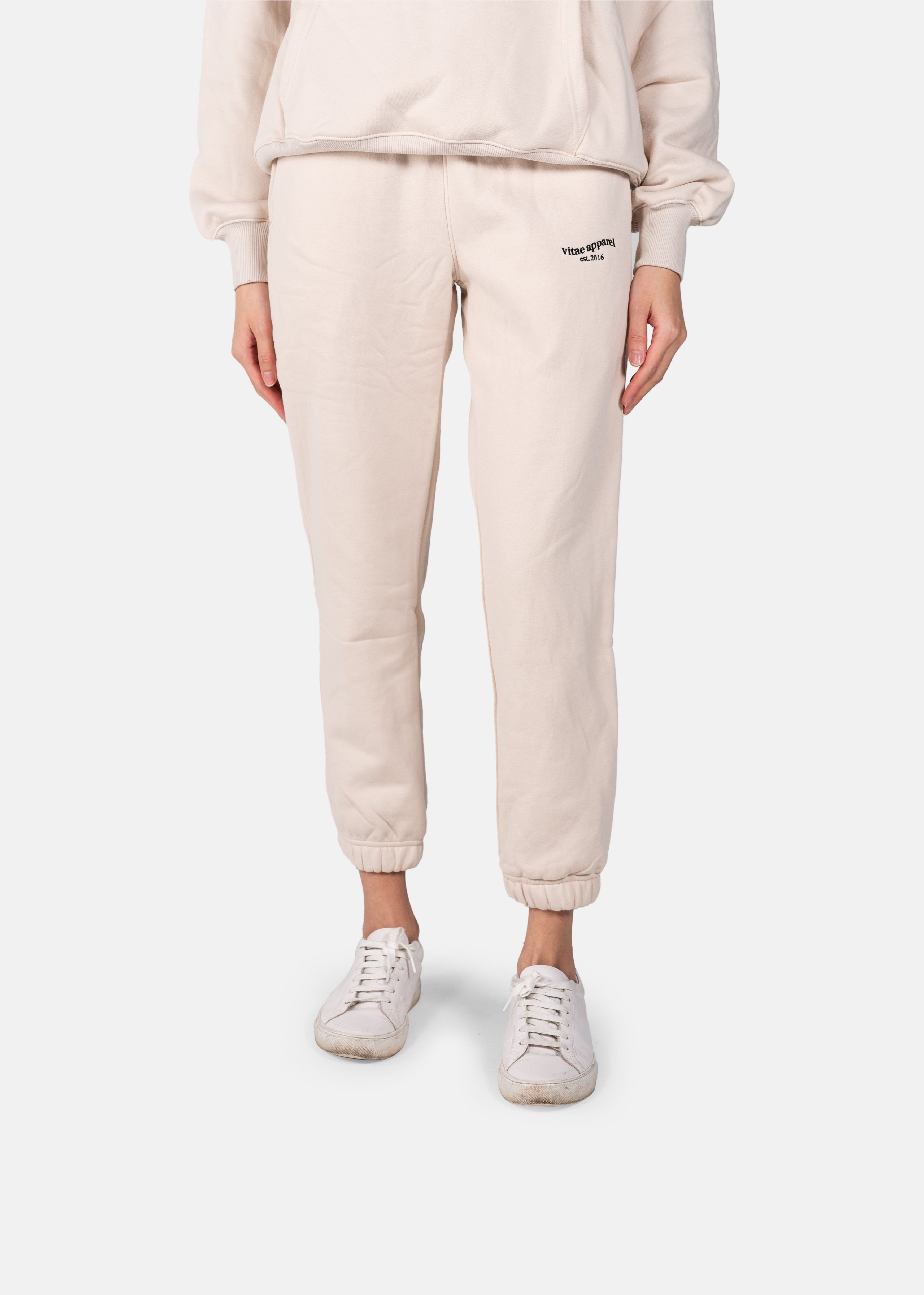 Winding Down Sweatpants Oat Milk White sold by Vitae Apparel
