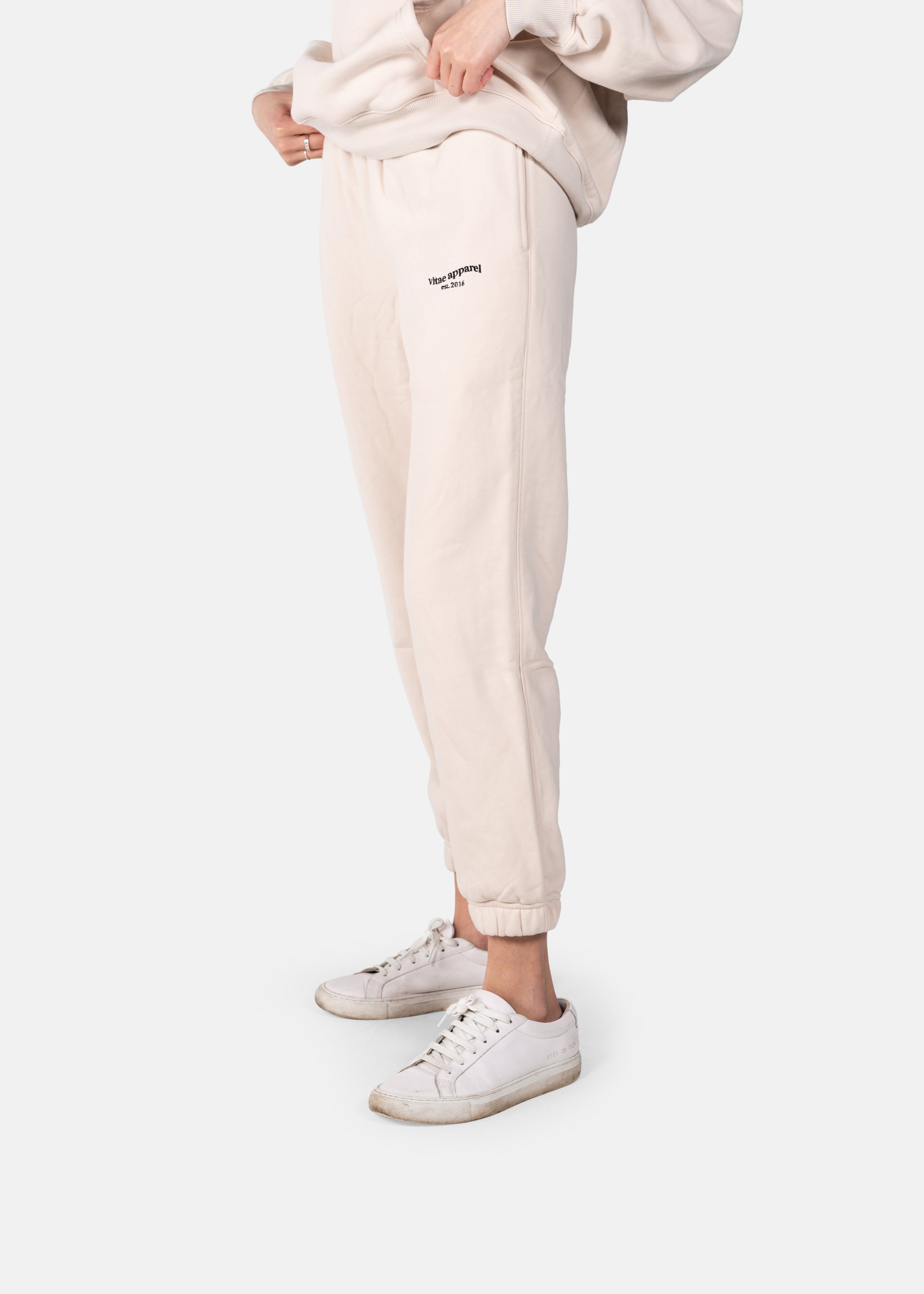Winding Down Sweatpants Oat Milk White sold by Vitae Apparel product image thumbnail 3