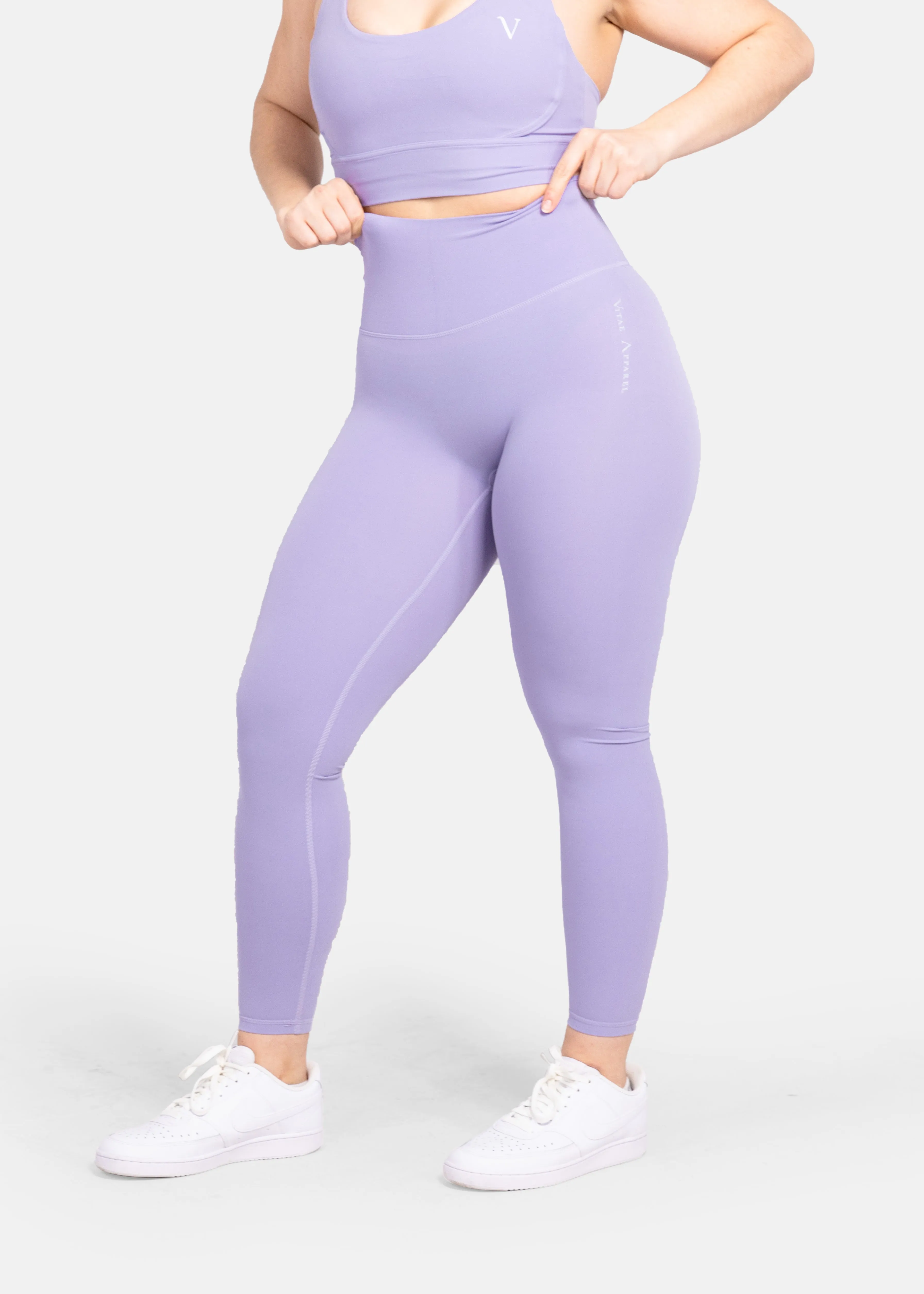 Ultra Flex Seamless Leggings Pastel Purple sold by Vitae Apparel
