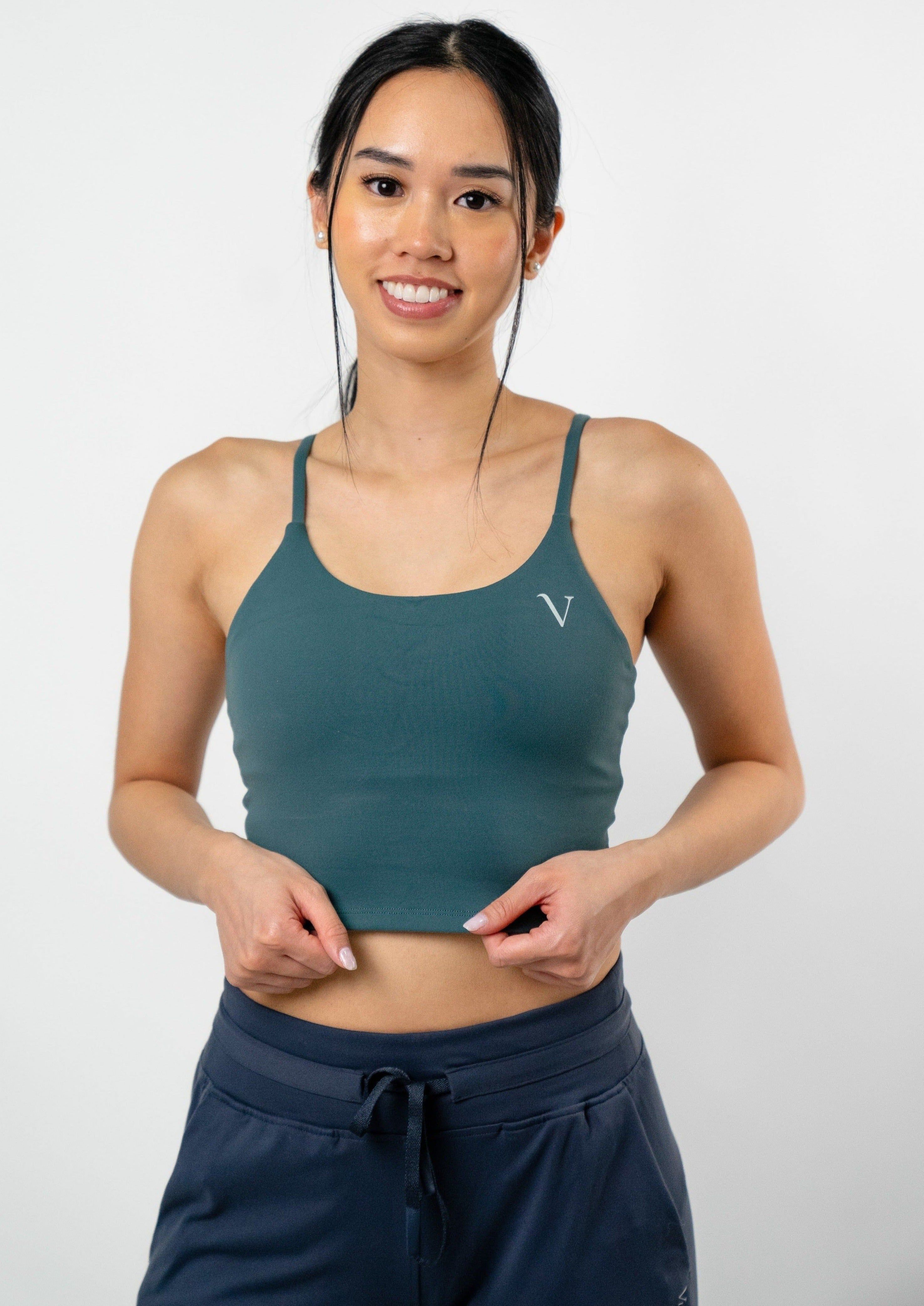 Elevate Tank Top Dark Green sold by Vitae Apparel