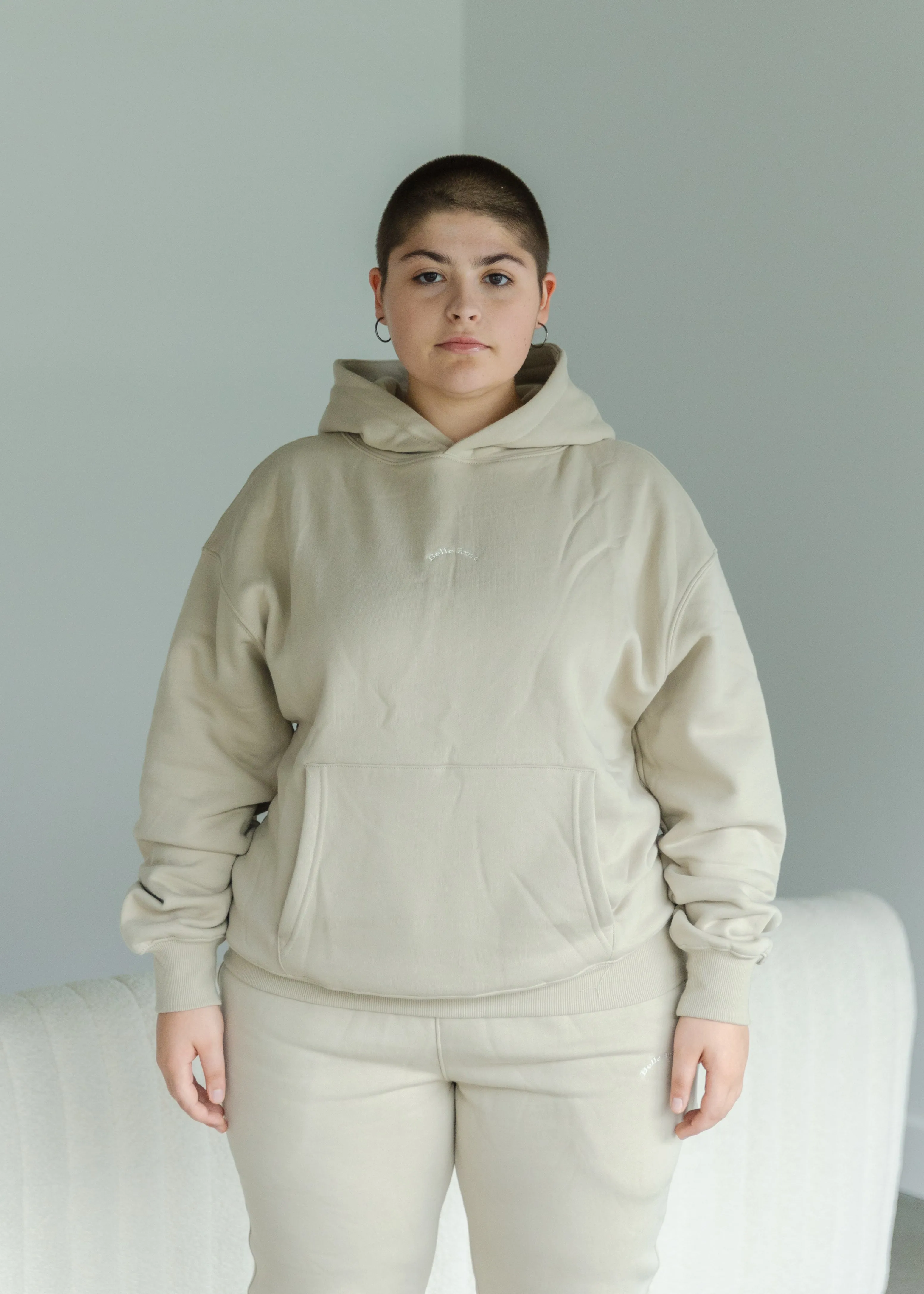 Belle Ame Oversized Hoodie Champagne Beige sold by Vitae Apparel