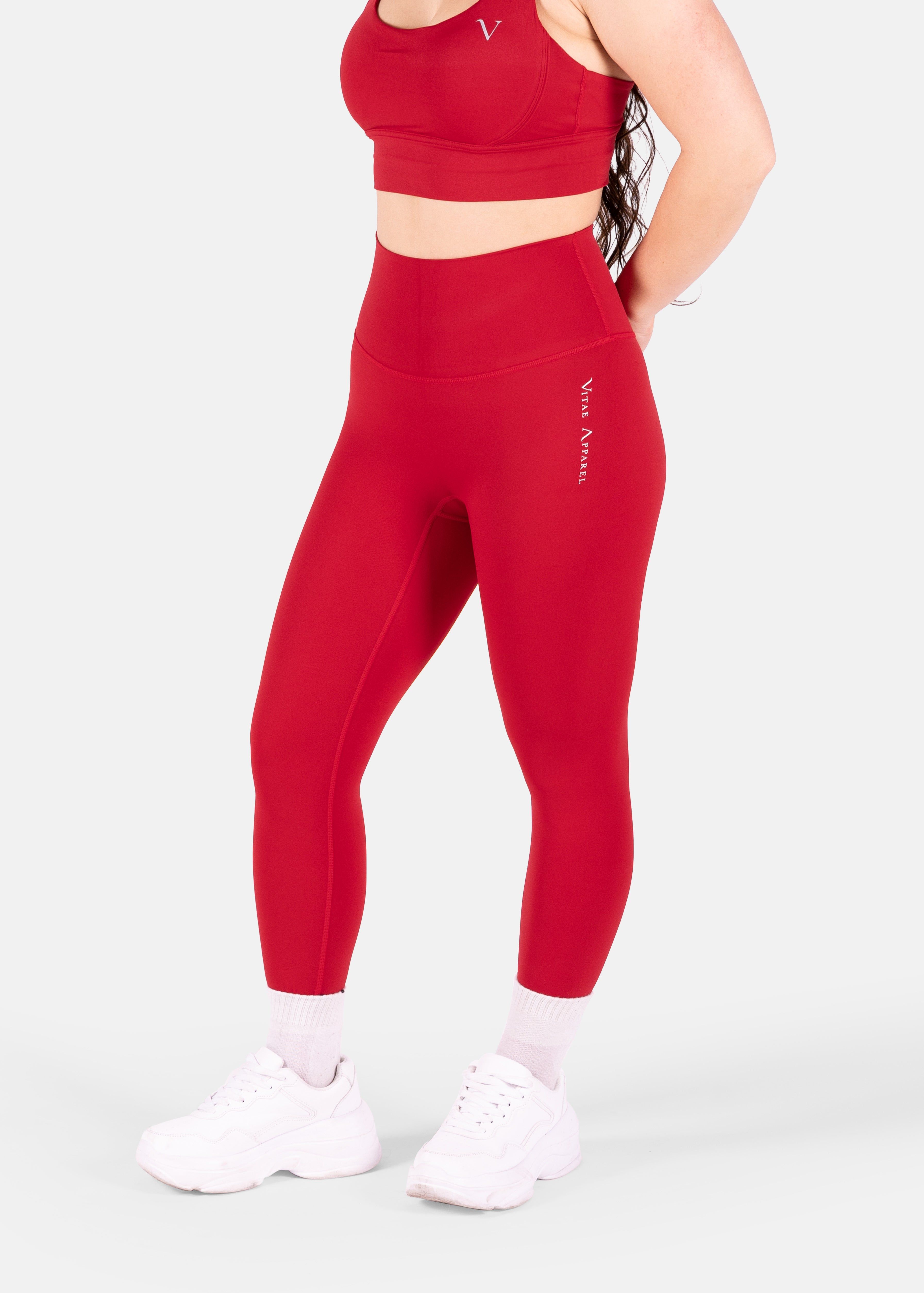 Ultra Flex Seamless Leggings Red sold by Vitae Apparel product image thumbnail 2