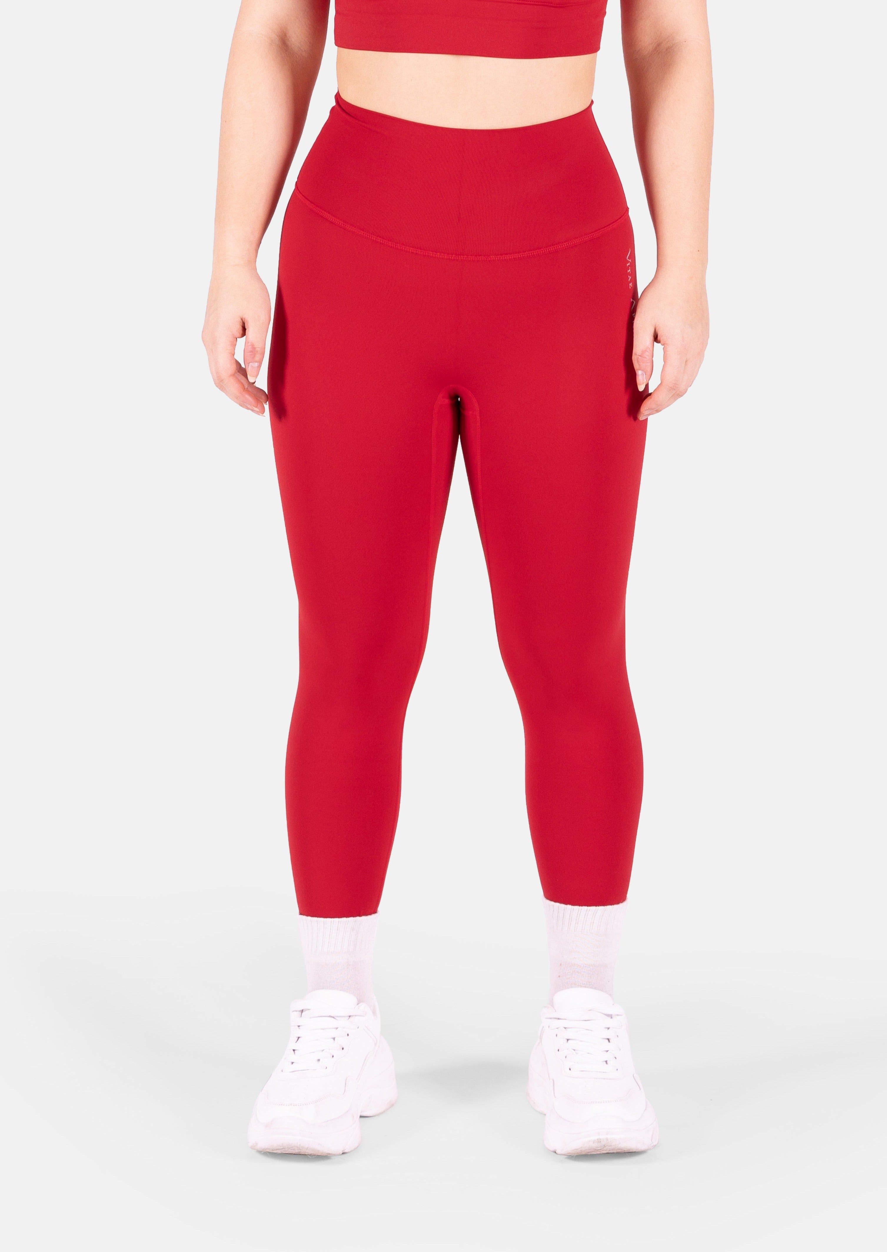 Ultra Flex Seamless Leggings Red sold by Vitae Apparel