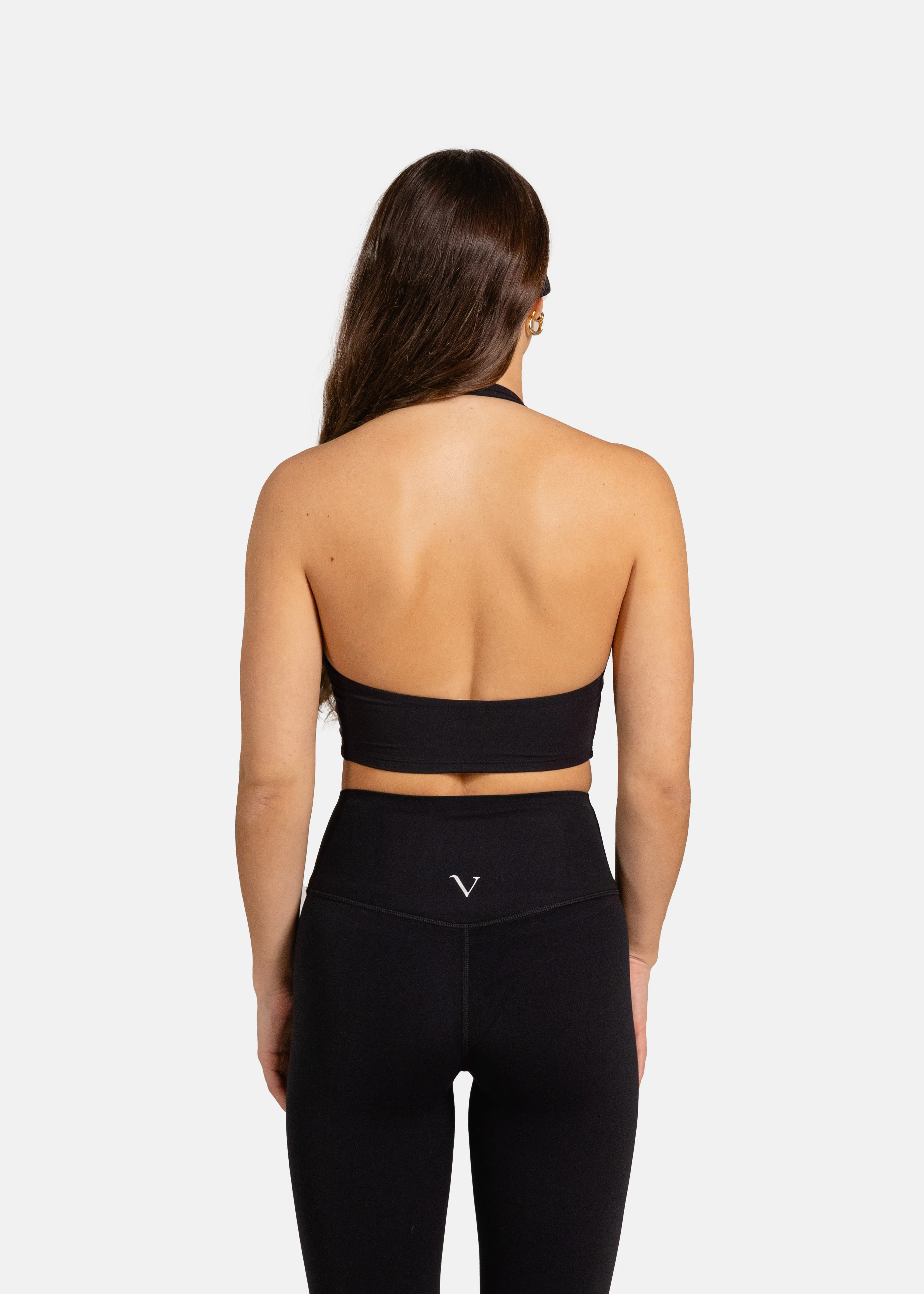 SculptLite Halter Sports Top Black sold by Vitae Apparel product image thumbnail 3