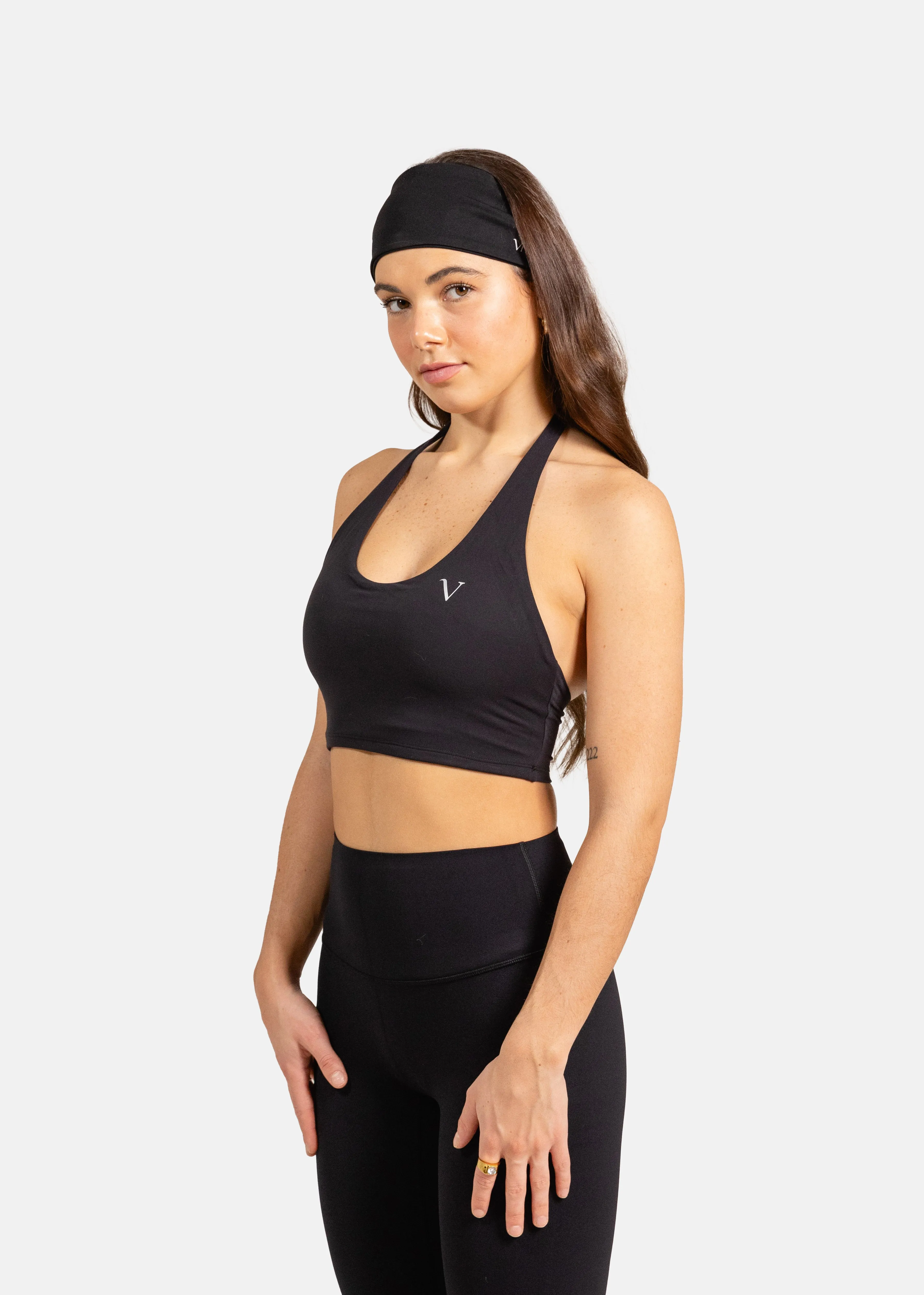 SculptLite Halter Sports Top Black sold by Vitae Apparel product image thumbnail 2