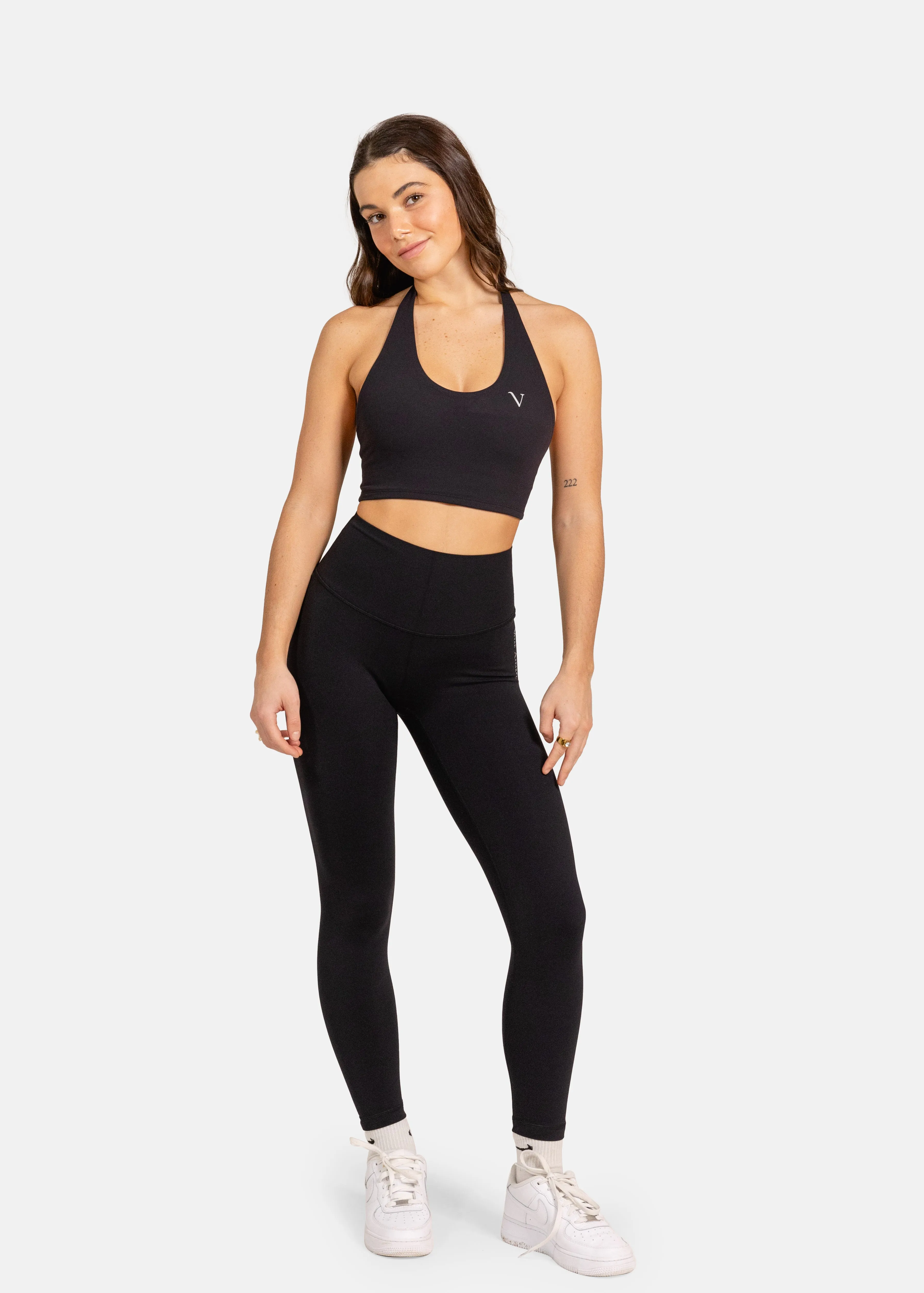SculptLite Halter Sports Top Black sold by Vitae Apparel product image thumbnail 5