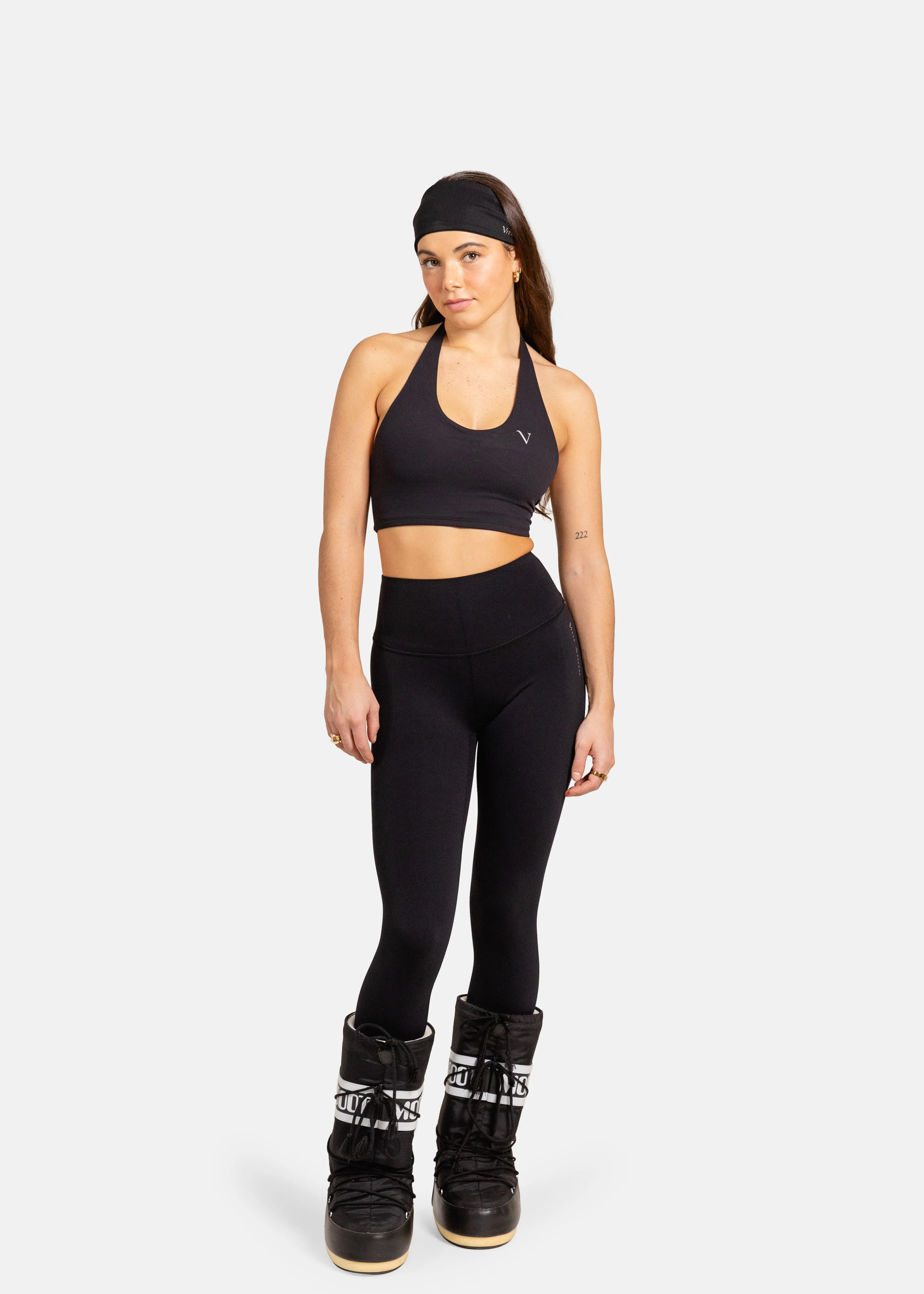 SculptLite Halter Sports Top Black sold by Vitae Apparel product image thumbnail 4