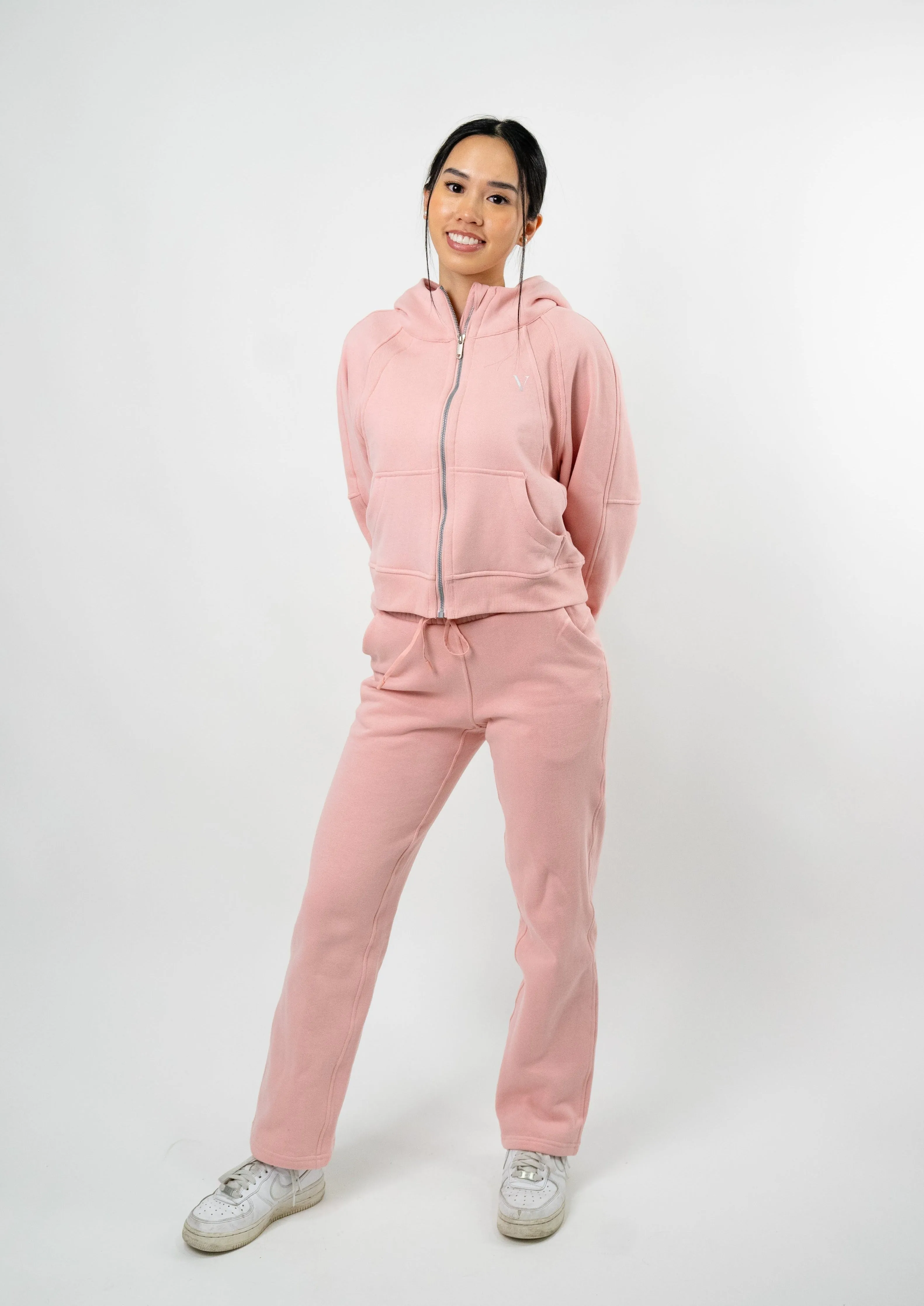 Warm-Up Fleeced Sweat Pant Rose Pink sold by Vitae Apparel product image thumbnail 4
