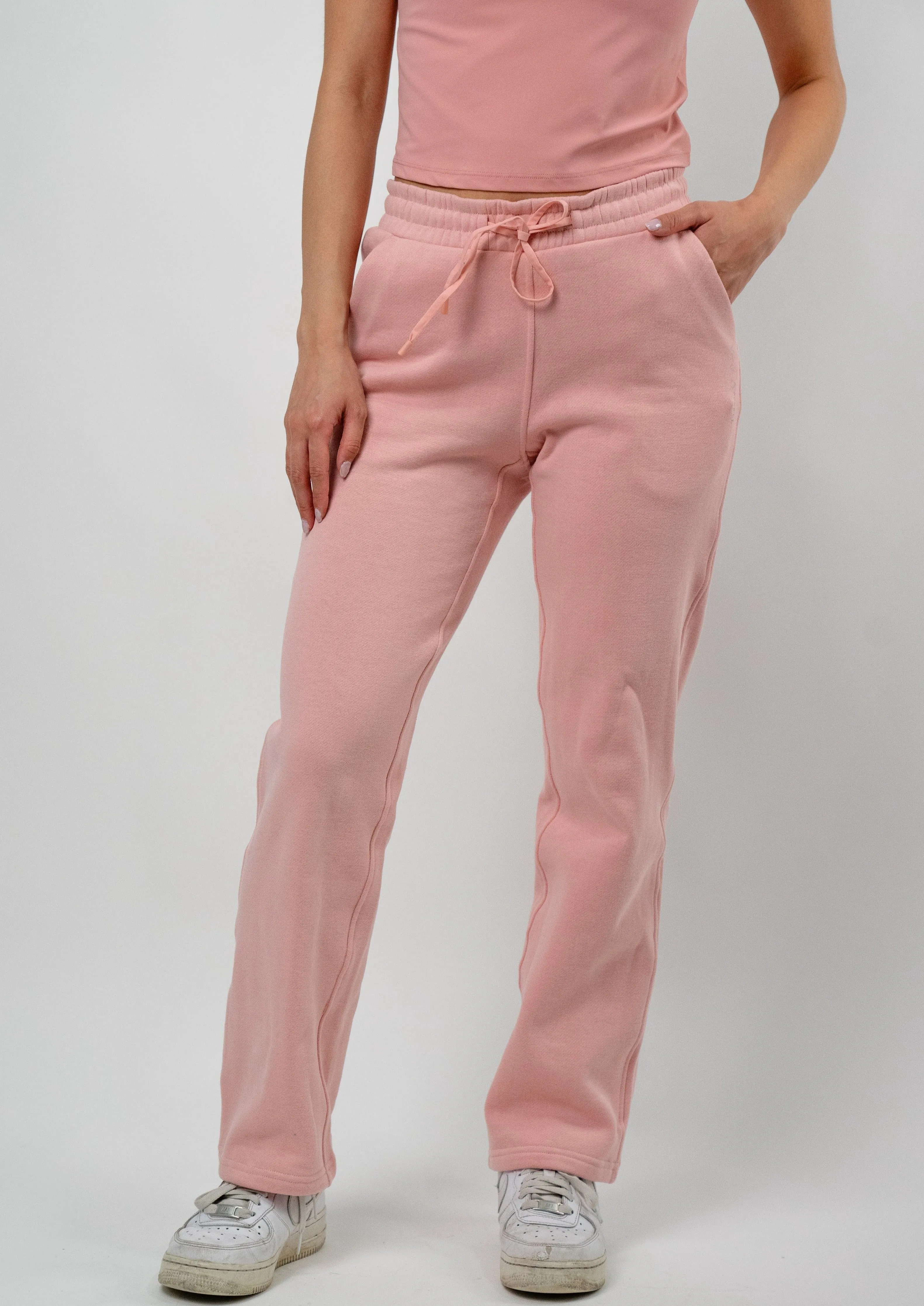 Warm-Up Fleeced Sweat Pant Rose Pink sold by Vitae Apparel product image thumbnail 3