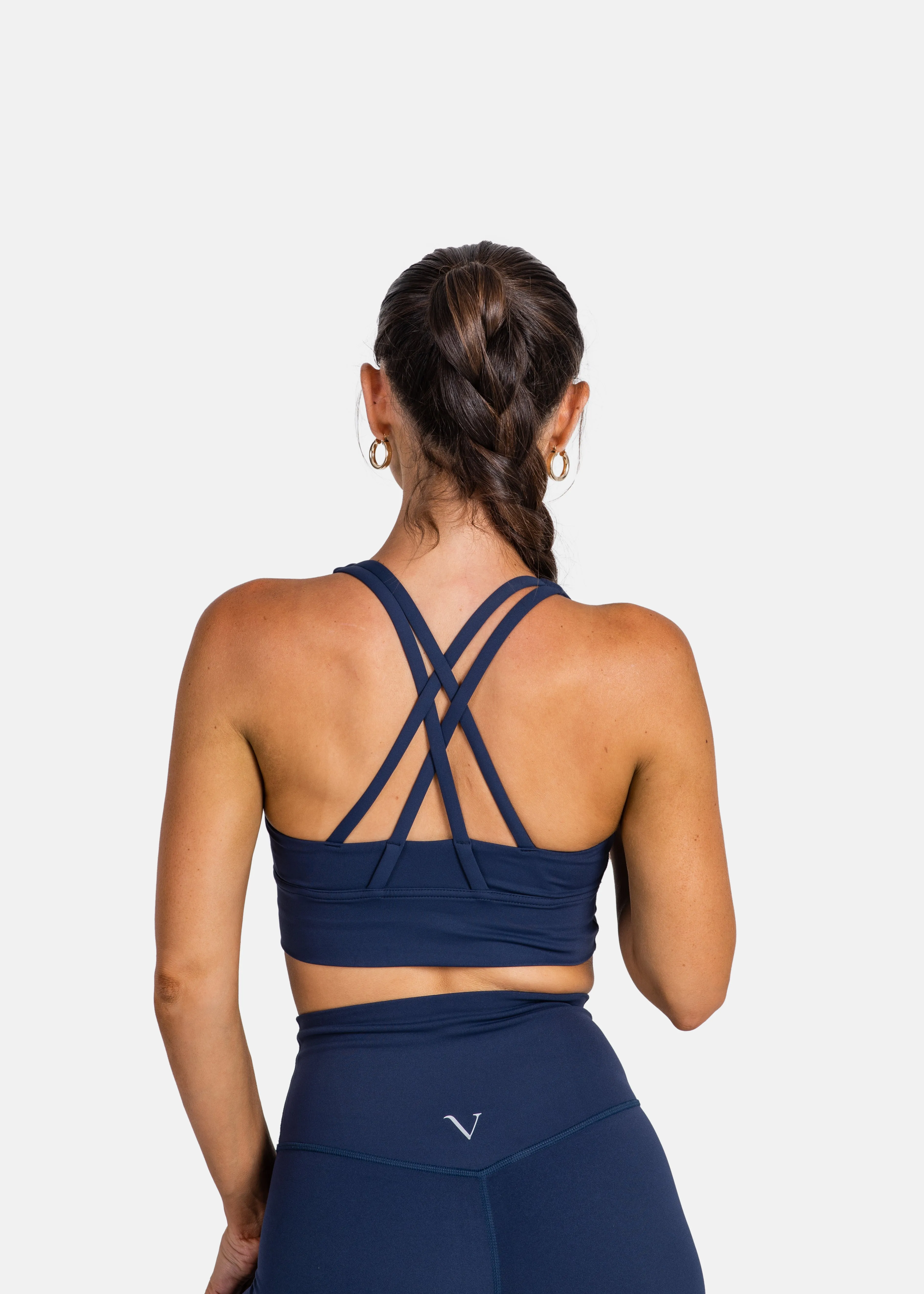 Ultra Lite Sports Bra Dark Denim Blue sold by Vitae Apparel product image thumbnail 3