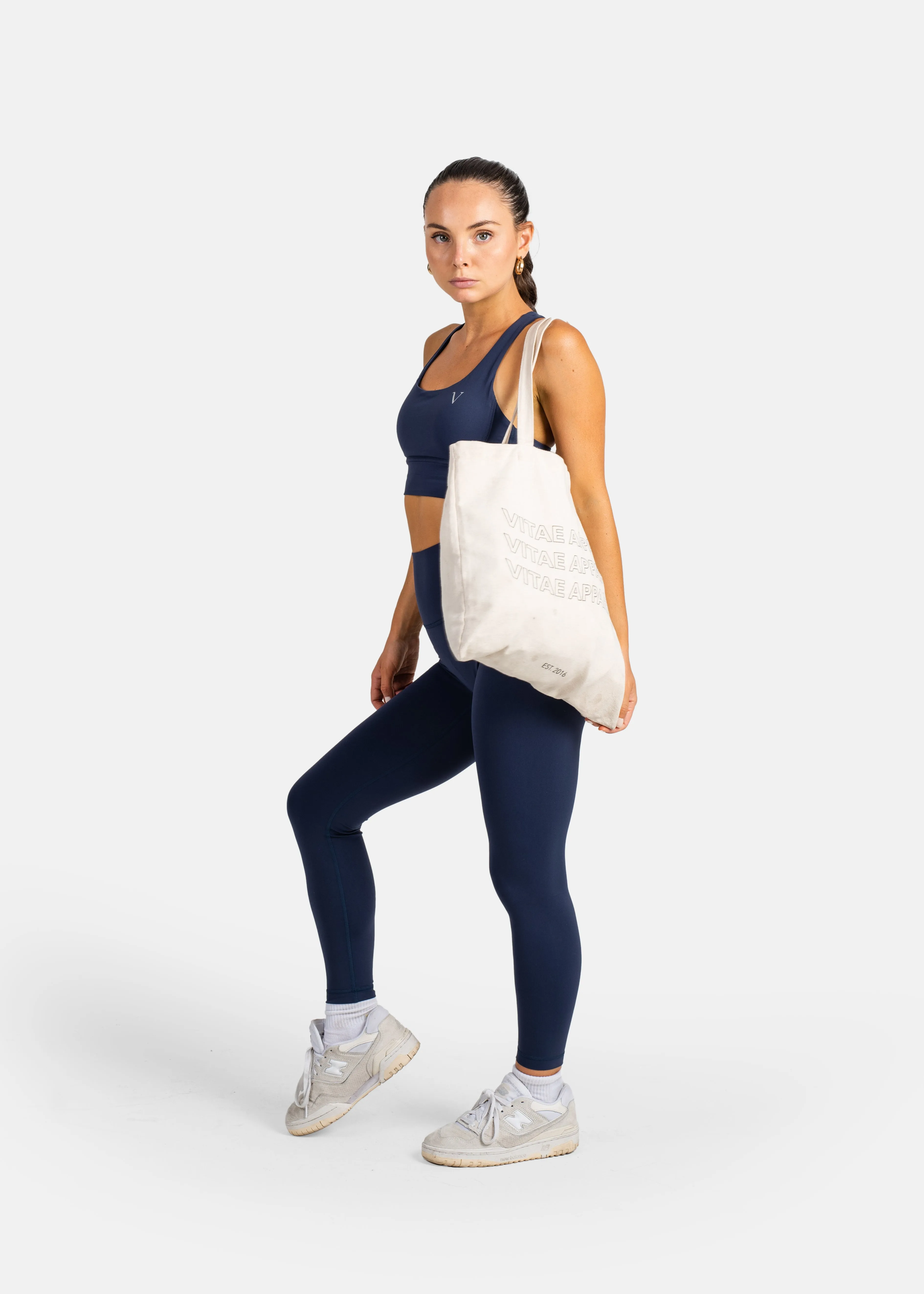 Ultra Lite Sports Bra Dark Denim Blue sold by Vitae Apparel product image thumbnail 4