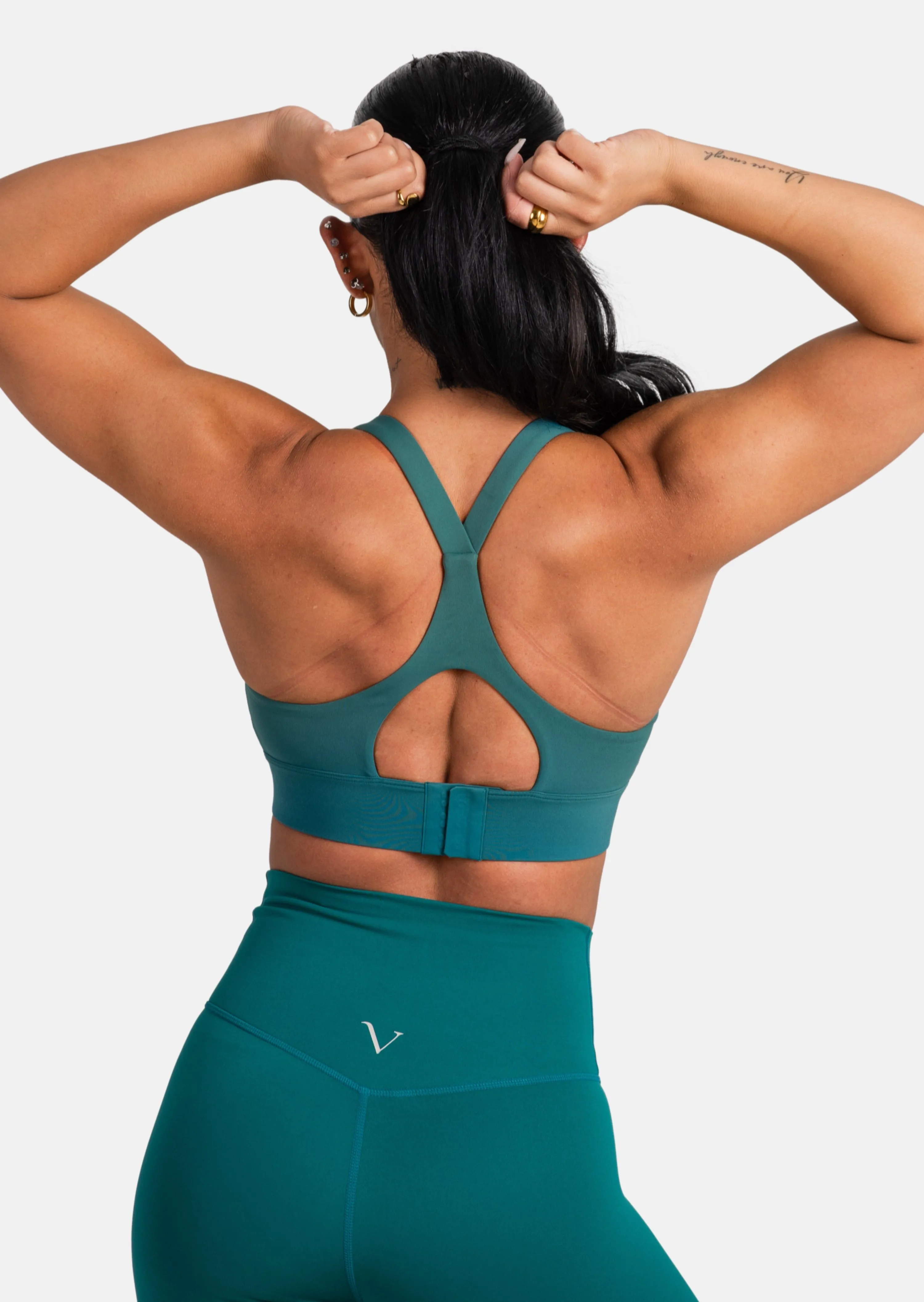 Ultra Support Sports Bra Emerald Green sold by Vitae Apparel product image thumbnail 4