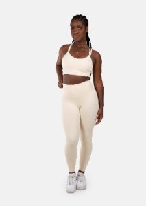 Ultra Flex Seamless Leggings Almond White sold by Vitae Apparel