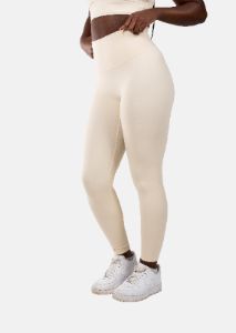 Ultra Flex Seamless Leggings Almond White sold by Vitae Apparel