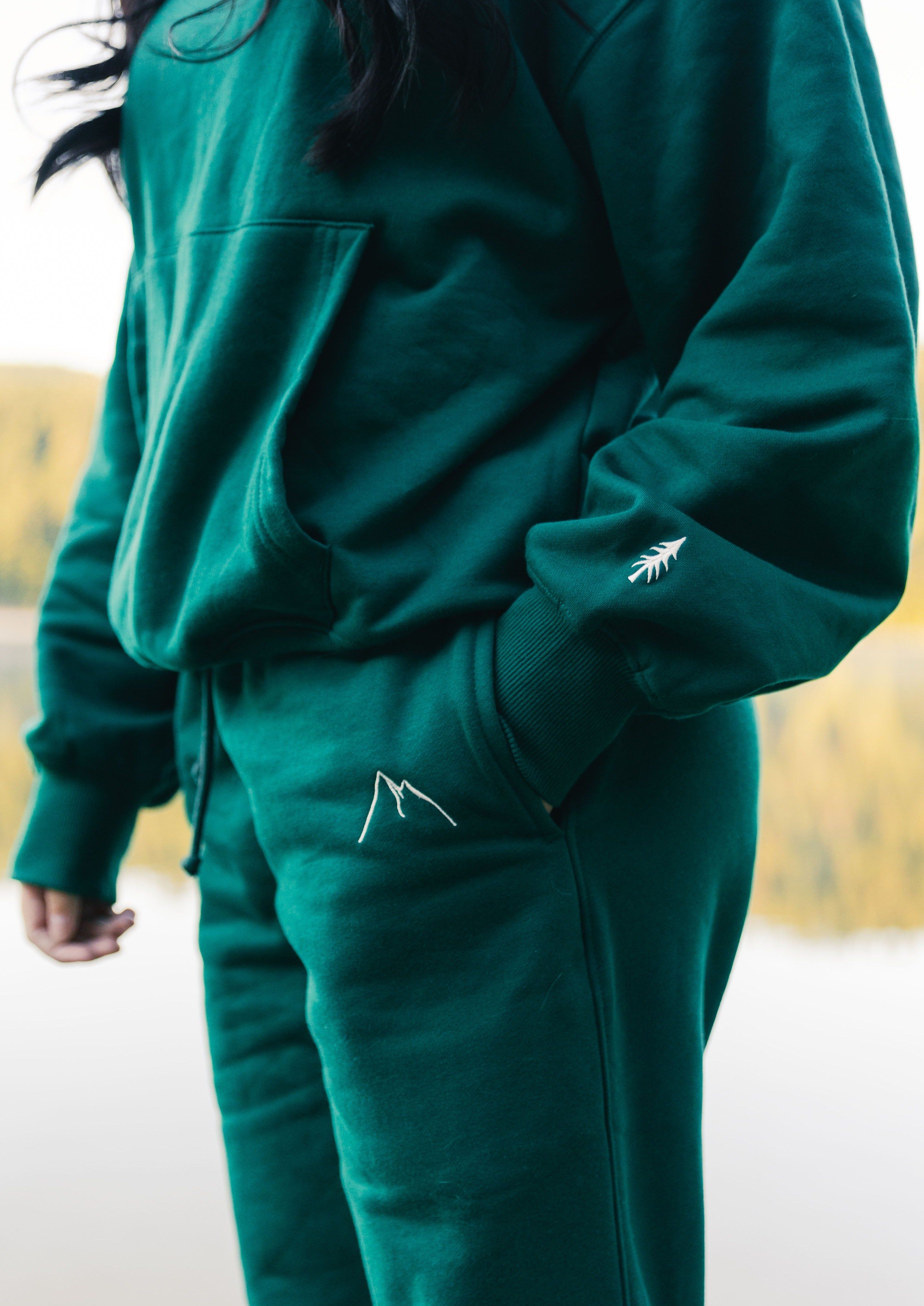 Cheam Oversized Hoodie Dark Forest Green sold by Vitae Apparel product image thumbnail 3