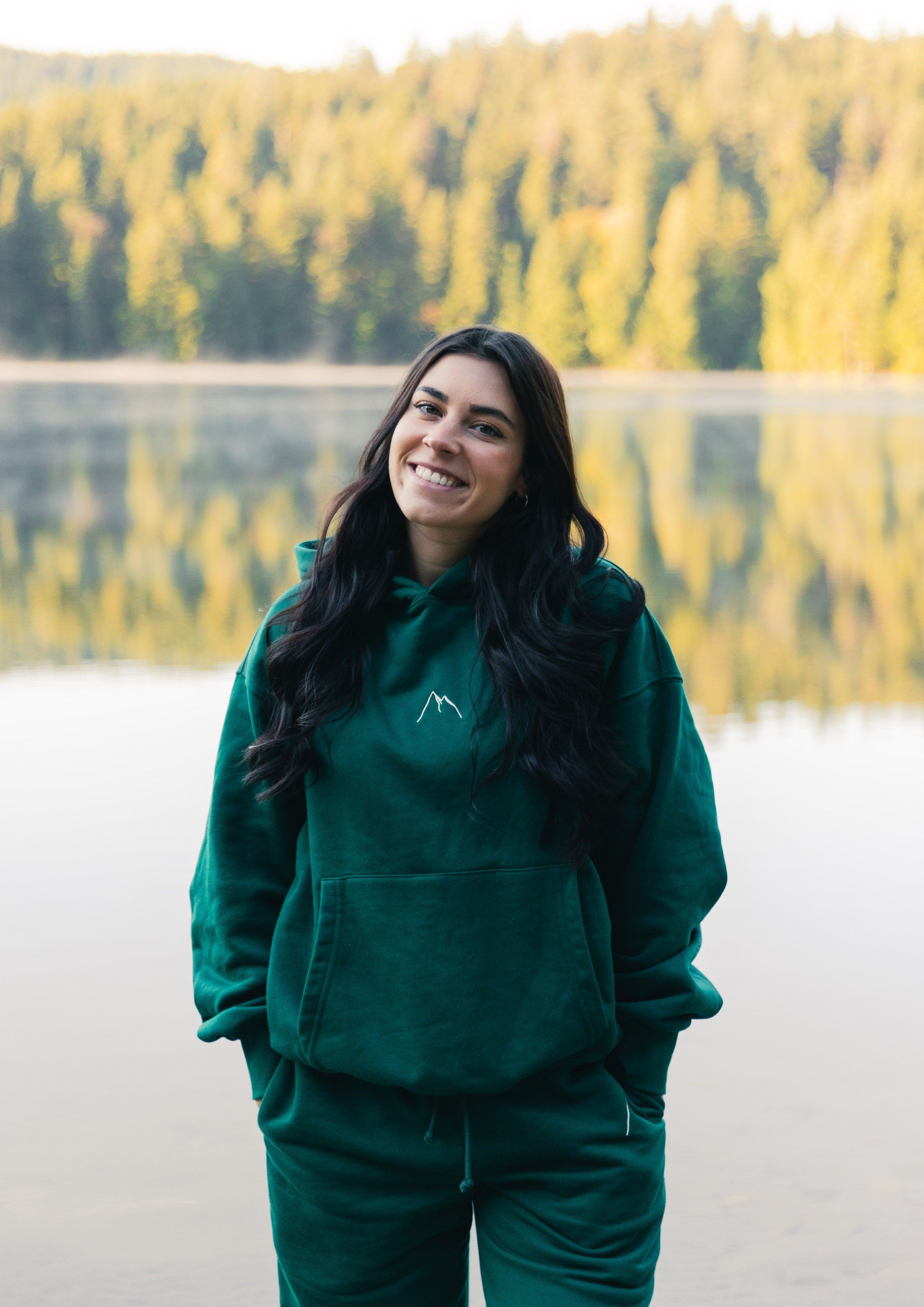 Cheam Oversized Hoodie Dark Forest Green sold by Vitae Apparel product image thumbnail 2