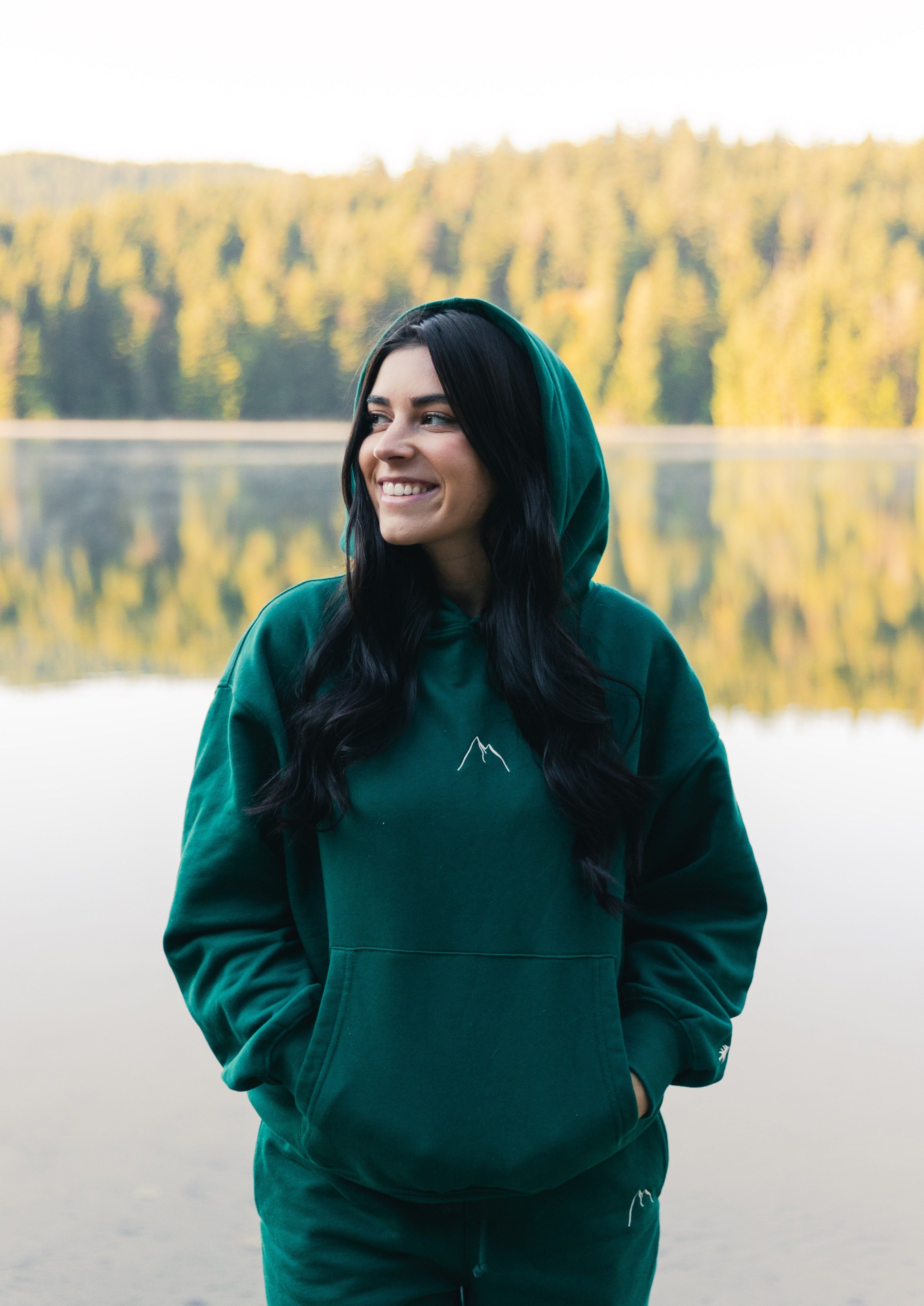 Cheam Oversized Hoodie Dark Forest Green sold by Vitae Apparel product image thumbnail 4