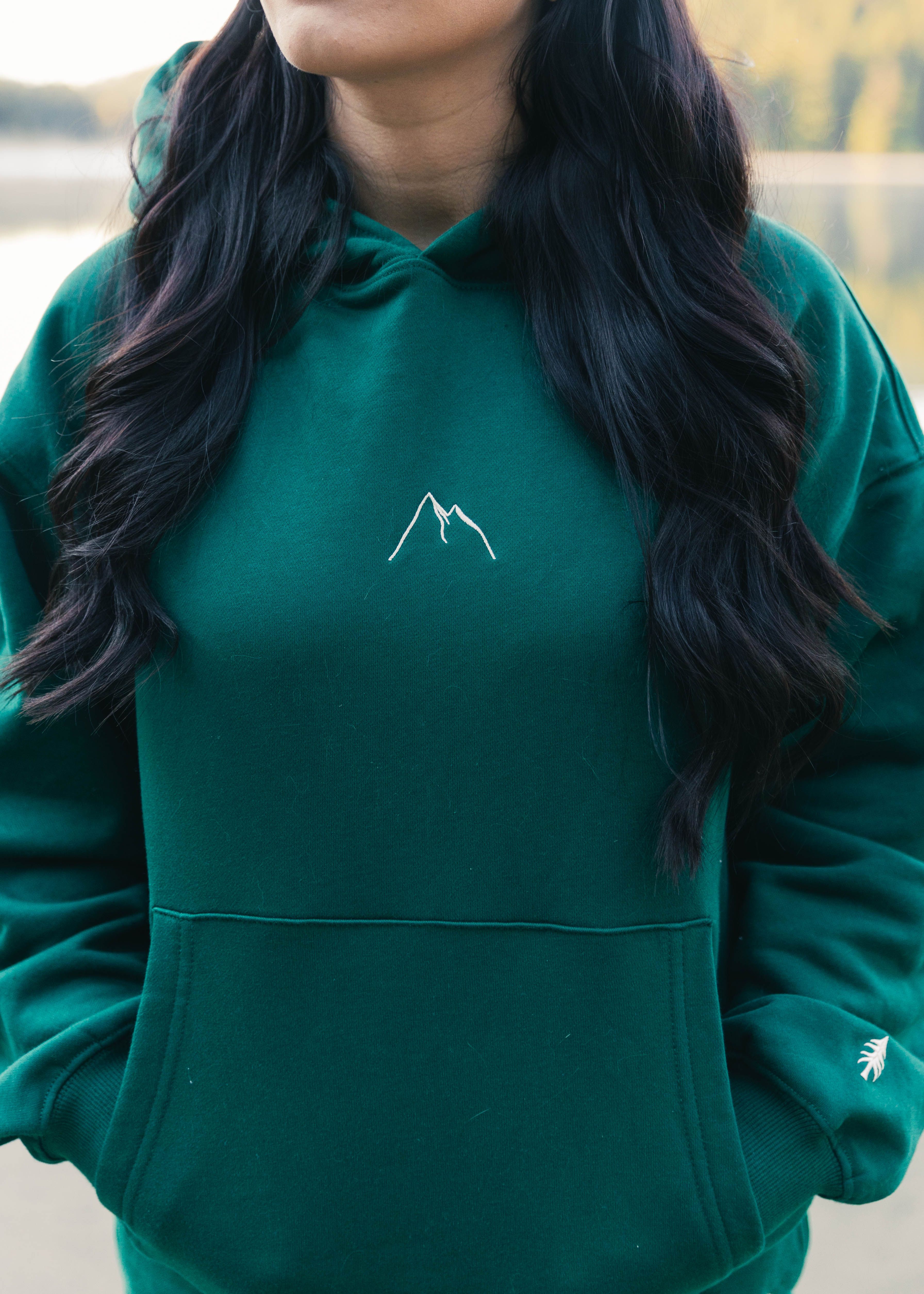 Cheam Oversized Hoodie Dark Forest Green sold by Vitae Apparel