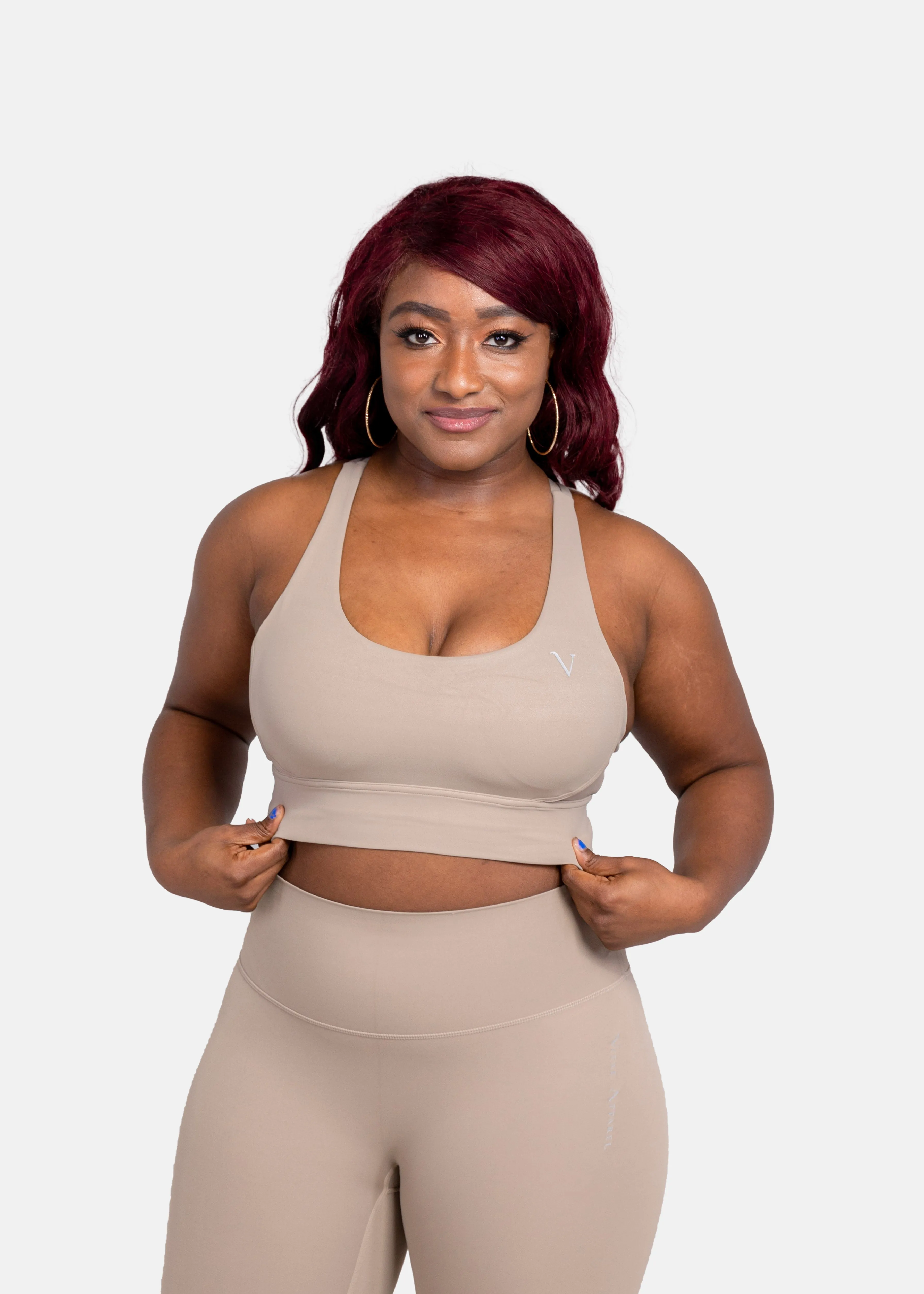 Ultra Lite Sports Bra Chai Latte sold by Vitae Apparel